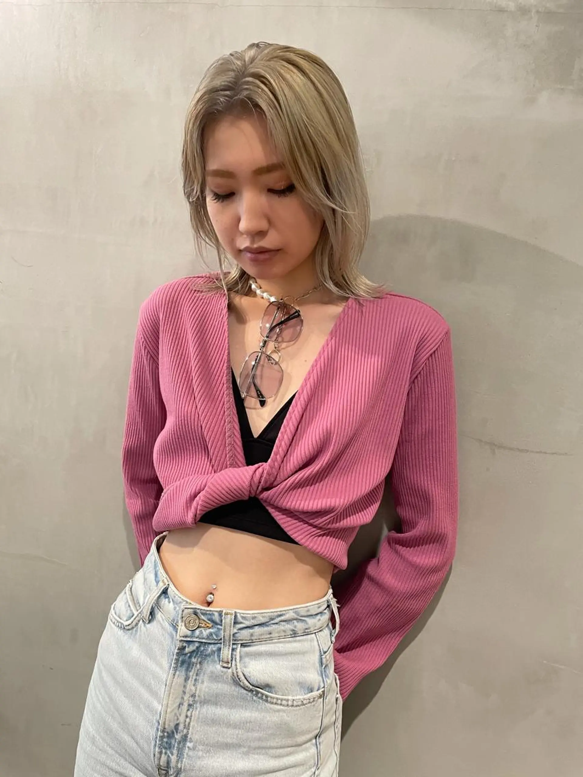 ミディアム カラー 優 作のヘアスタイル
