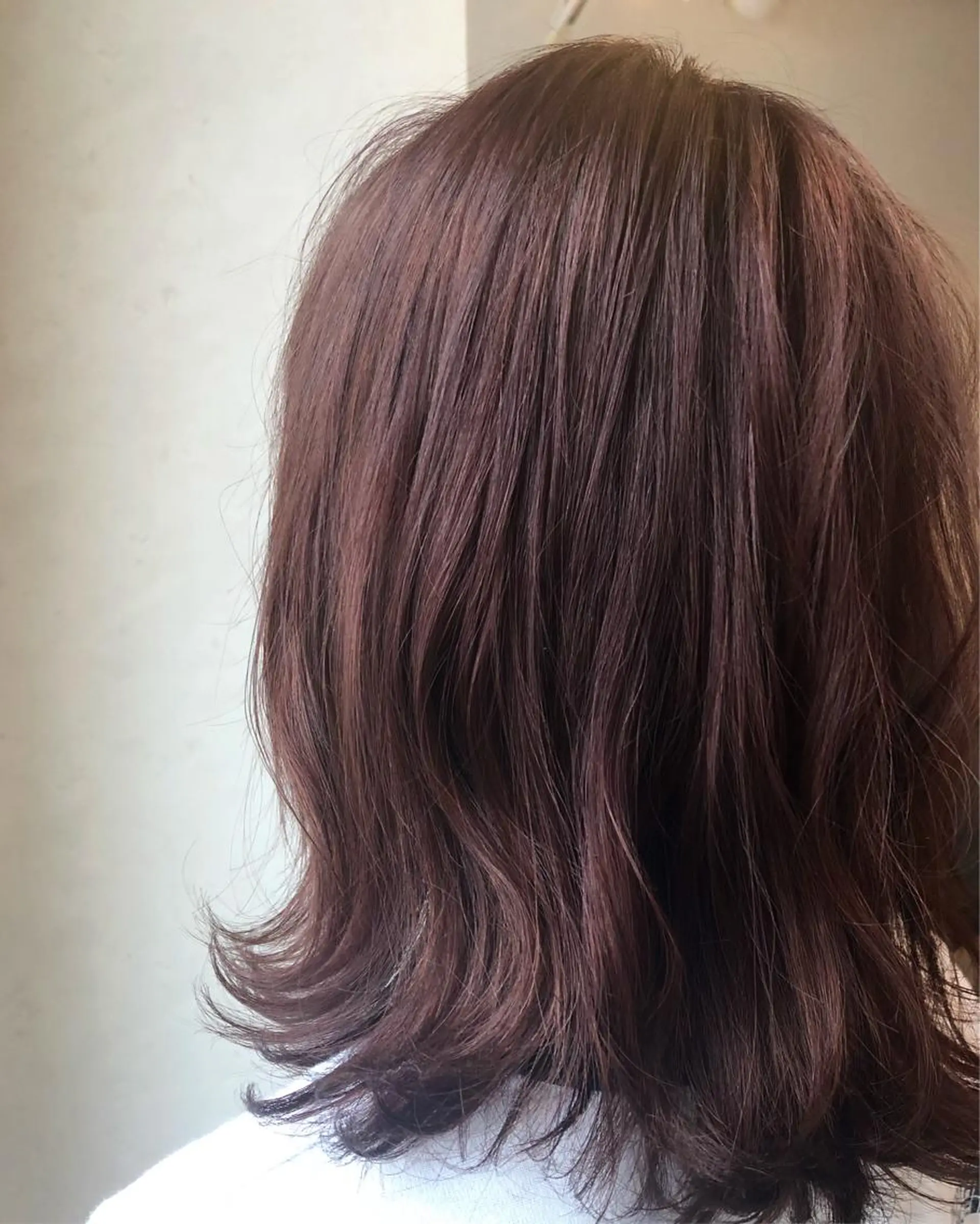 ミディアム カラー ピンクカラー ヘアカラー トリートメント TOWA 野村　コウダイのヘアスタイル