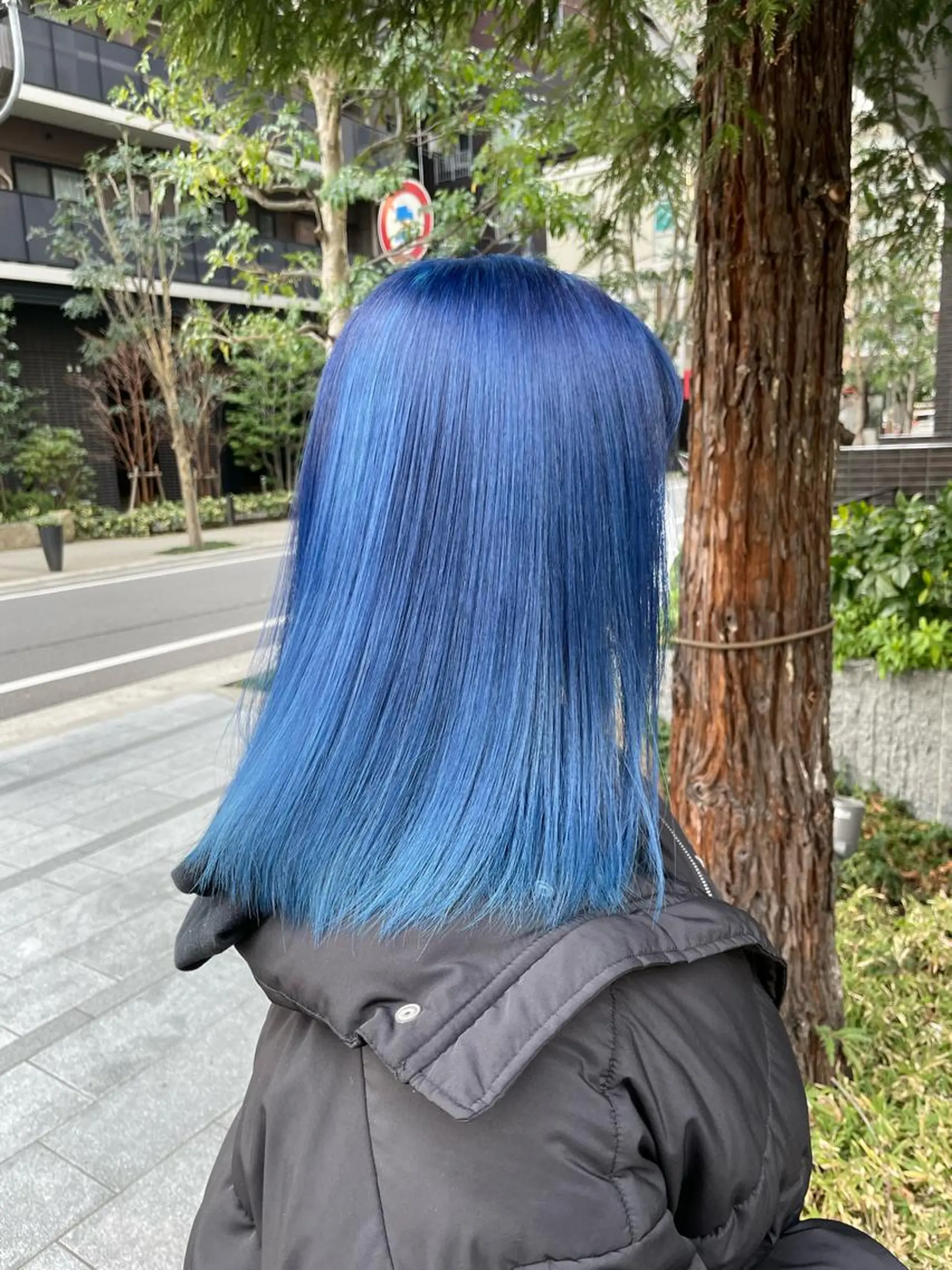 ミディアム カラー アッシュ バレイヤージュ ベージュカラー ブリーチ ブルーカラー ヘアカラー トリートメント Carpe Diem所属・安田和洋 ブリーチカラー特化のヘアスタイル