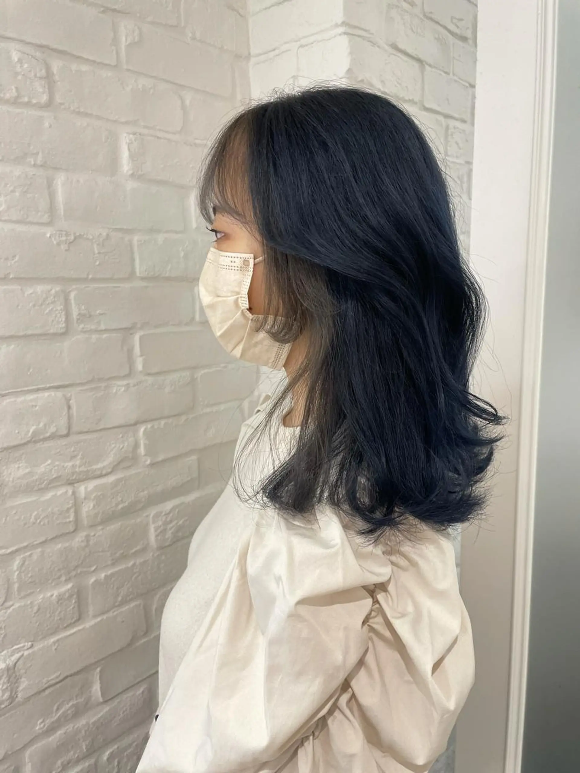 セミロング カット ヘアカラー 最新韓国本場ヘア 🇰🇷榎本明日香のヘアスタイル