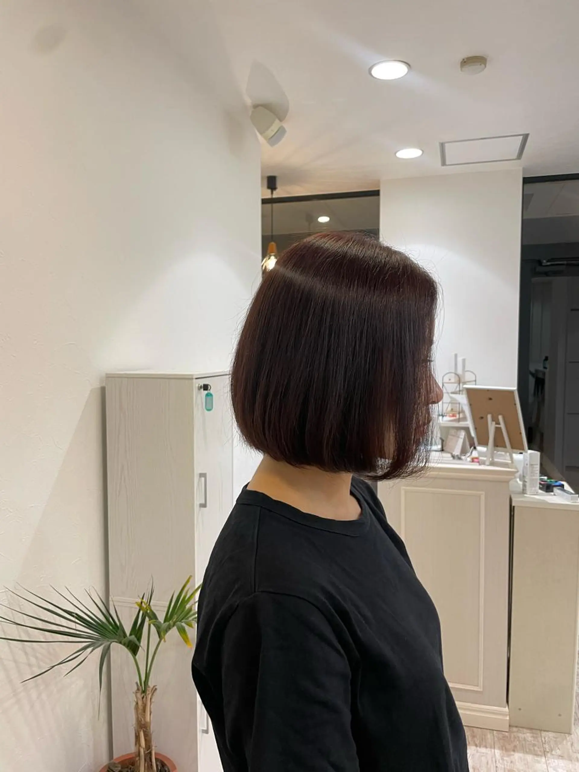 ミディアム ボブ/艶髪 soleilrukaのヘアスタイル