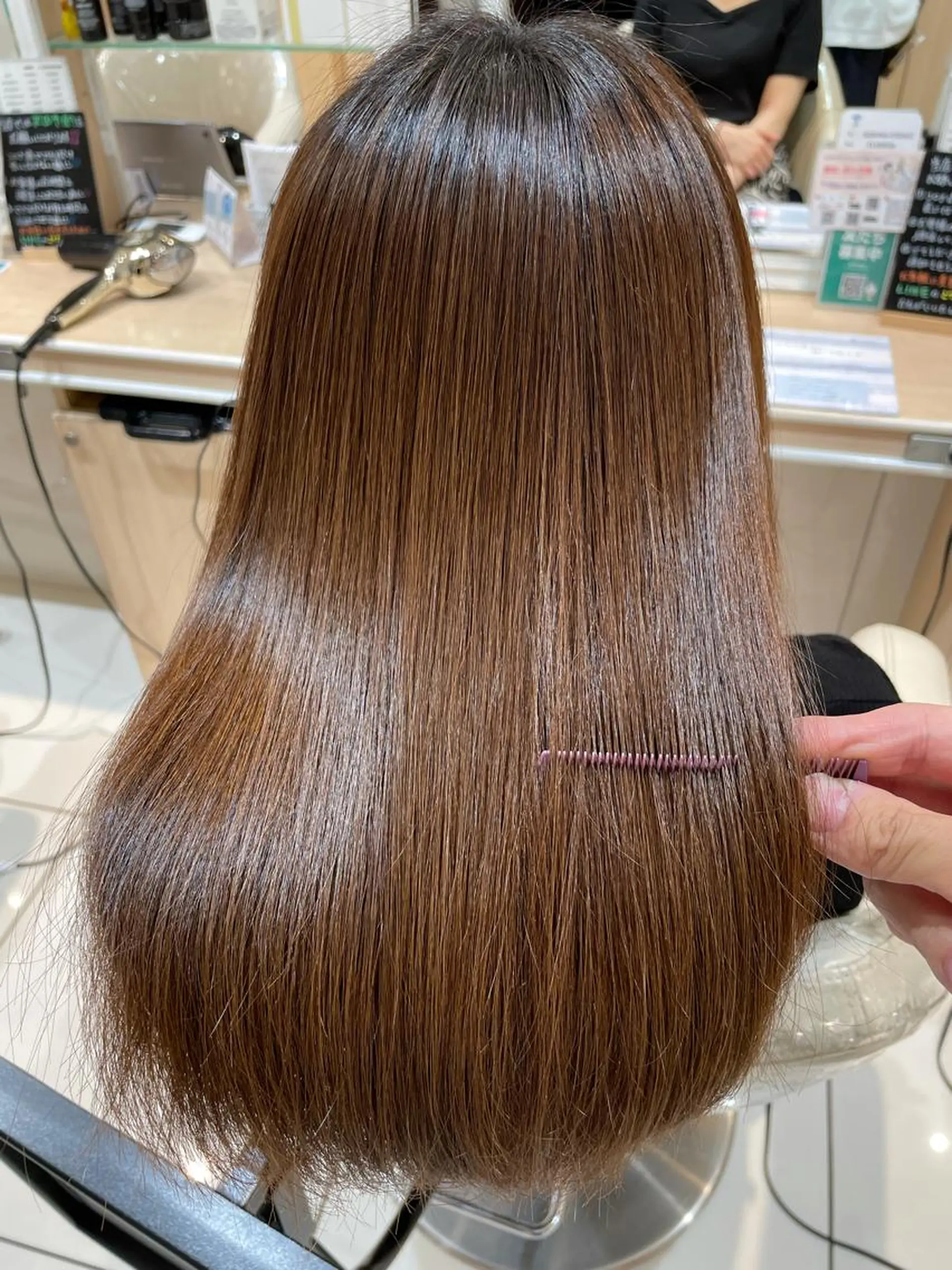 ロング 縮毛矯正、髪質改善／ 松田 龍之介のヘアスタイル