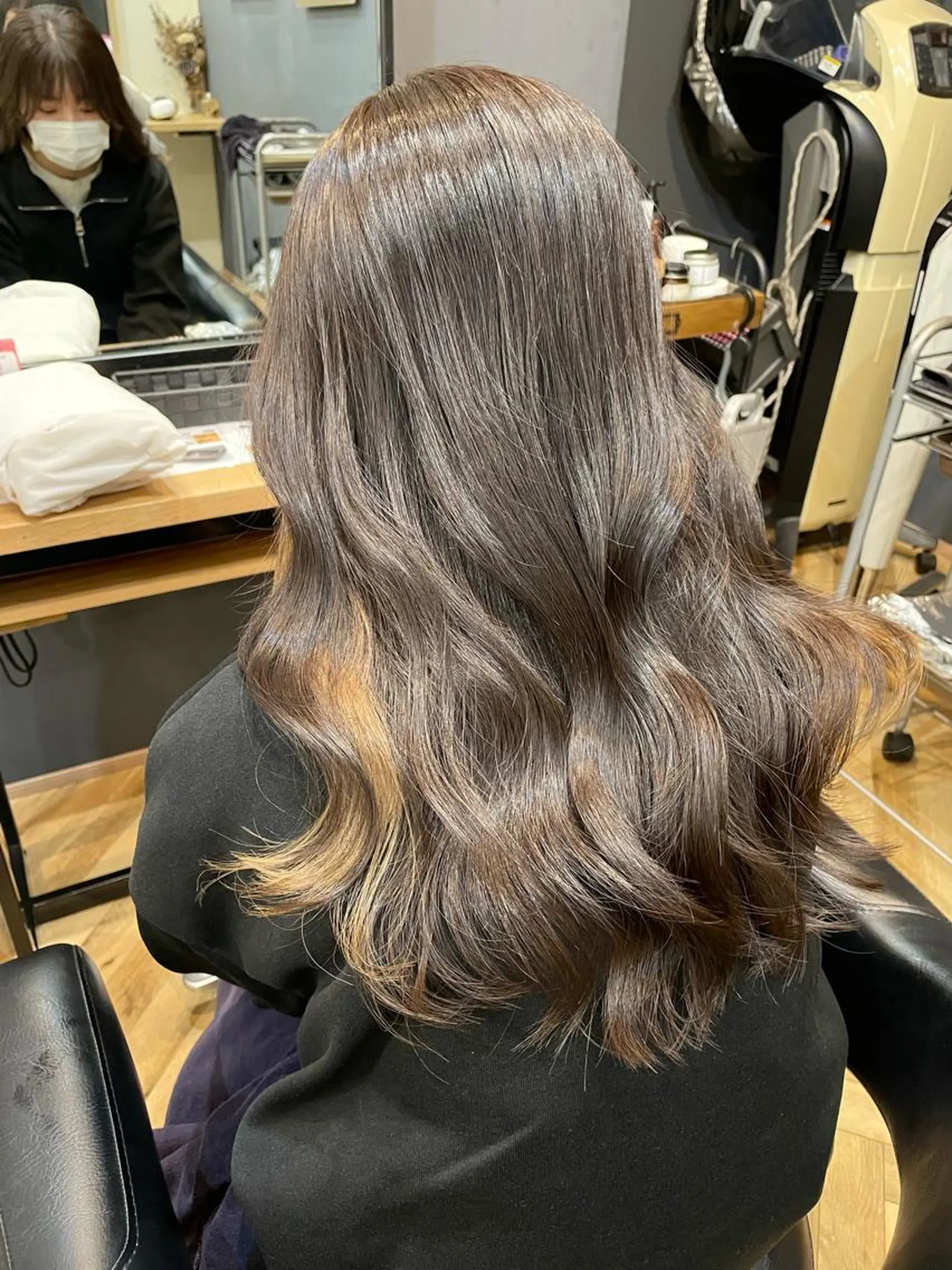 ロング ヘアカラー 韓国ヘア/レイヤー 🇰🇷/艶髪/長橋のヘアスタイル