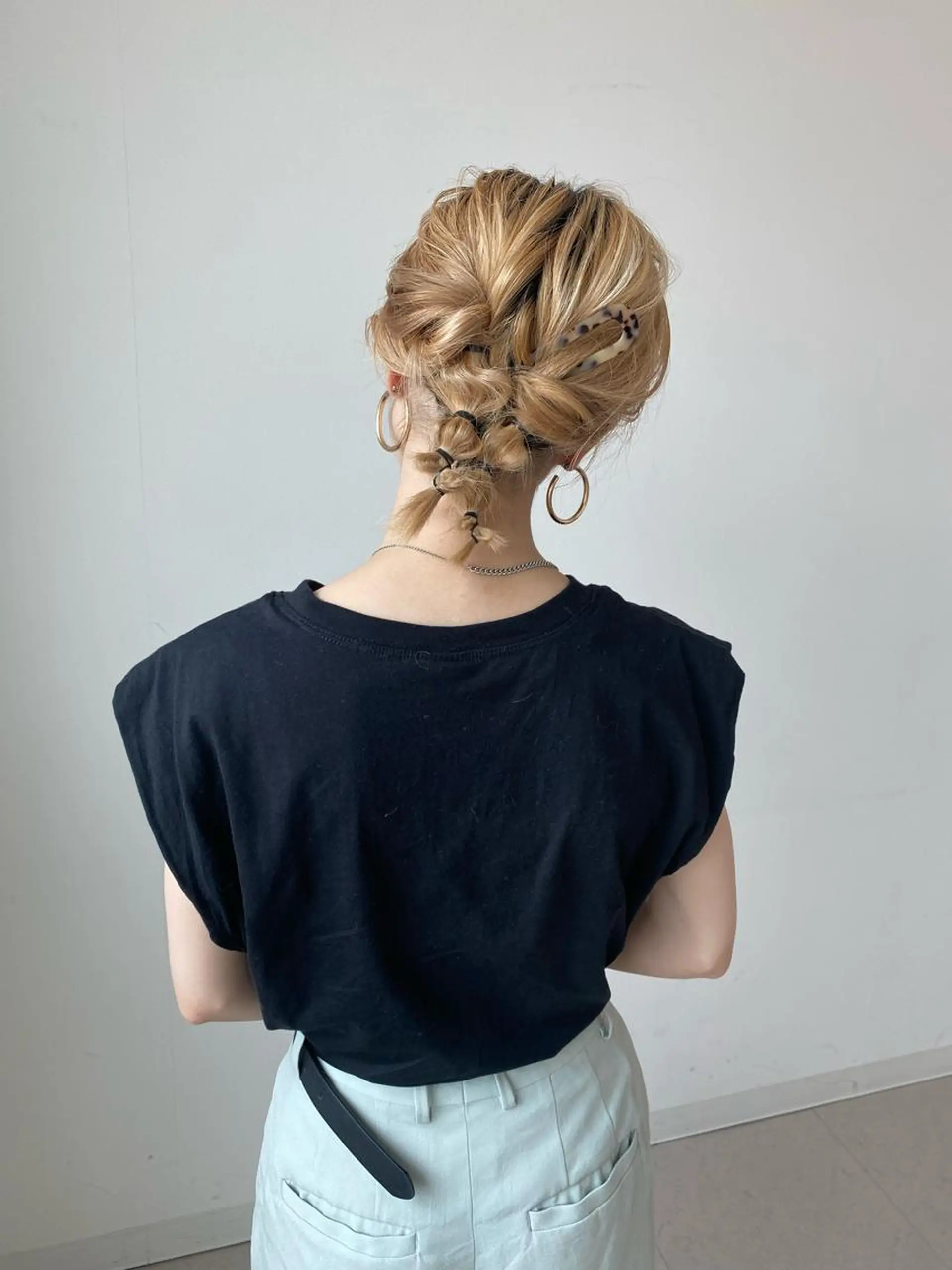 ミディアム カラー 原 瑞希のヘアスタイル