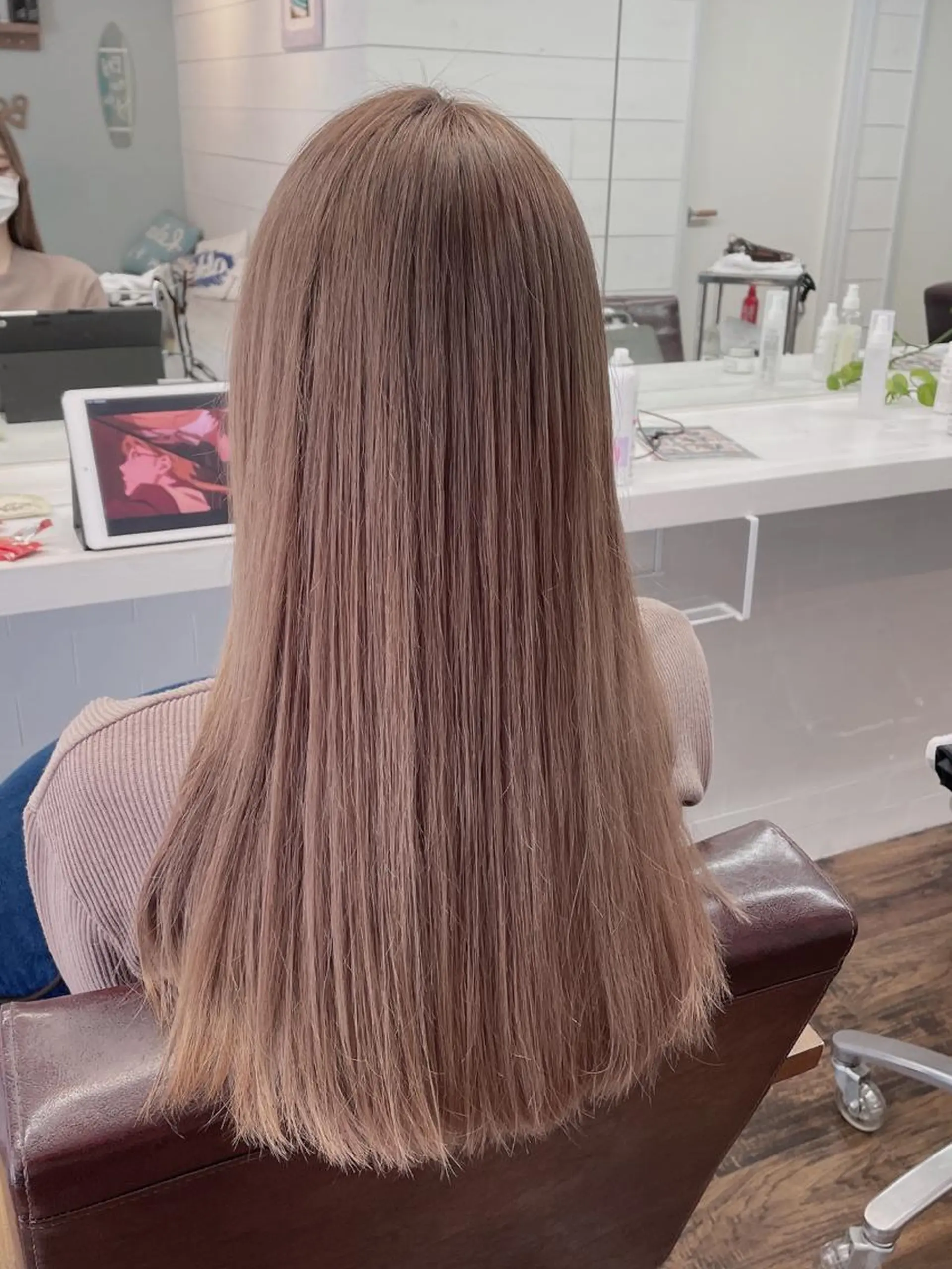 ロング カラー salowin 原宿店所属・髪質改善ULTOWA 縮毛矯正モリムラのヘアスタイル