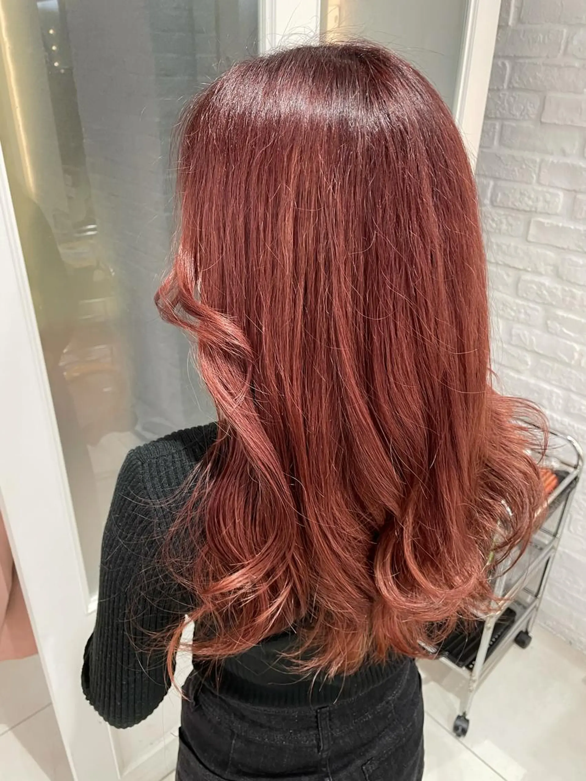ロング 最新韓国本場ヘア 🇰🇷榎本明日香のヘアスタイル