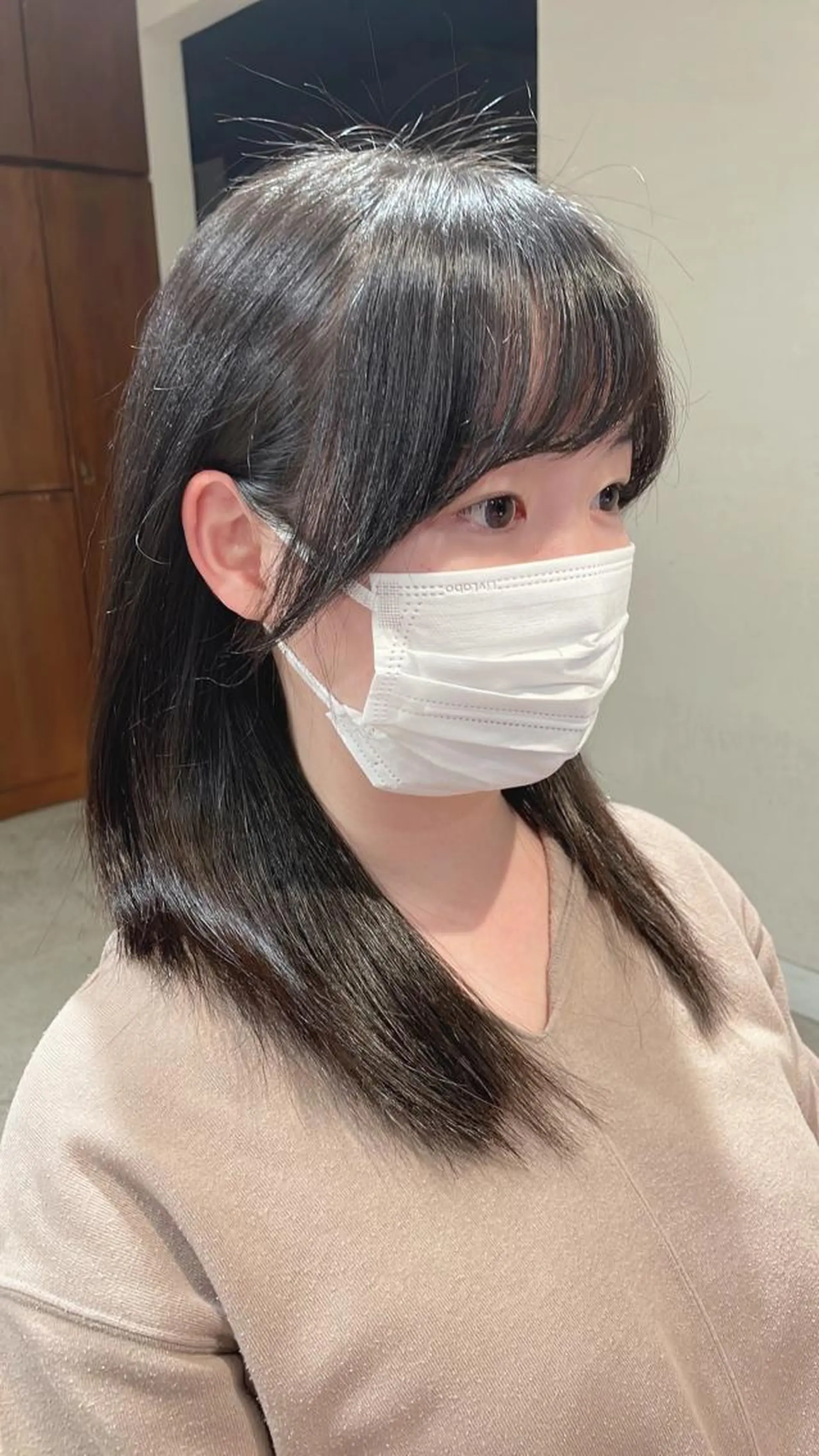 セミロング 顔周りカット ガレリアエレガンテ栄店所属・ウルフカット/ ハッシュカット/山路のヘアスタイル