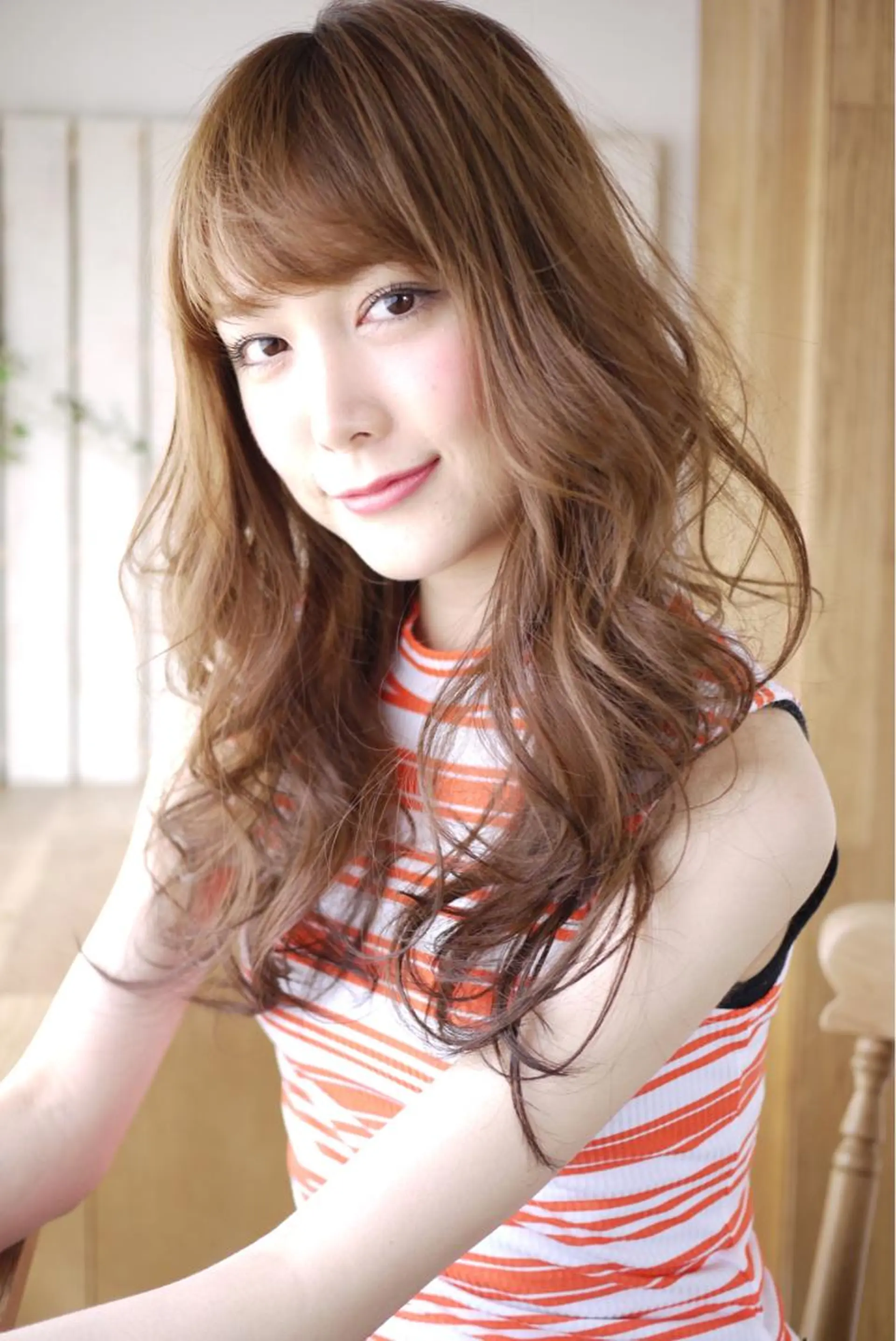 ロング カラー パーマ Heart's所属・若杉 諒のヘアスタイル