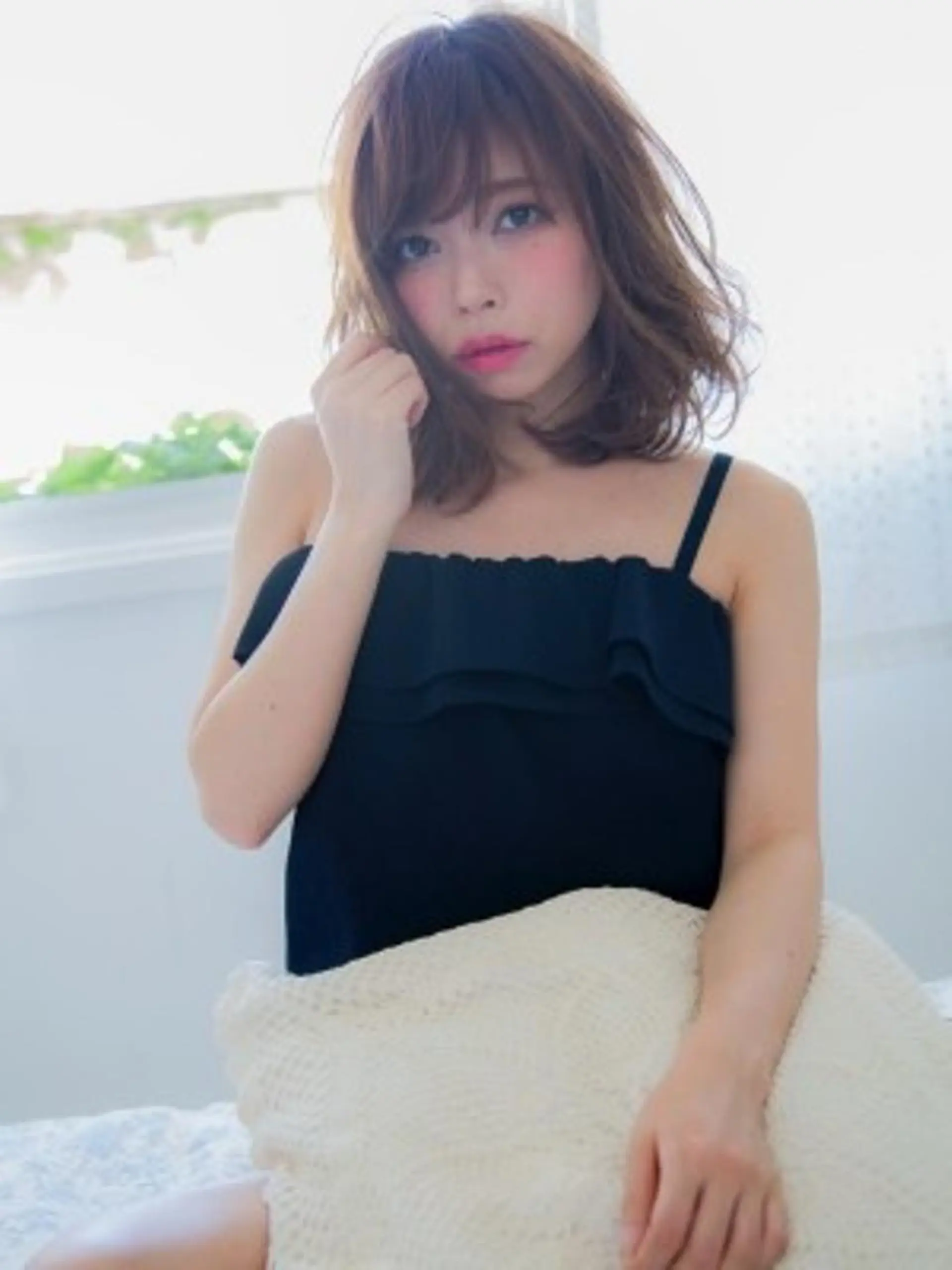 セミロング ✨サイエンスアクア✨ 久保のヘアスタイル