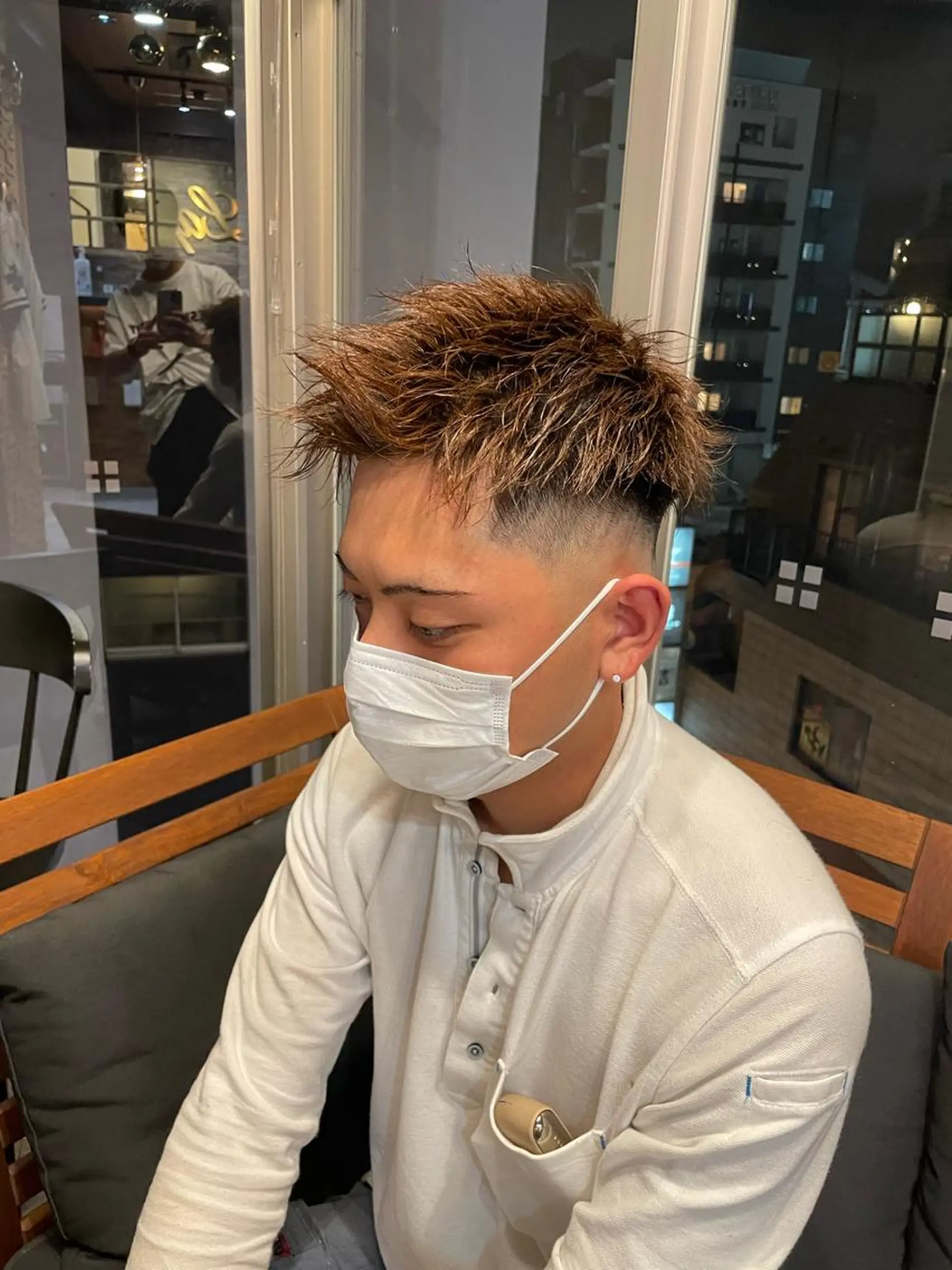 パーマ メンズ カット パーマ 【men's Lapis横浜】海人のヘアスタイル