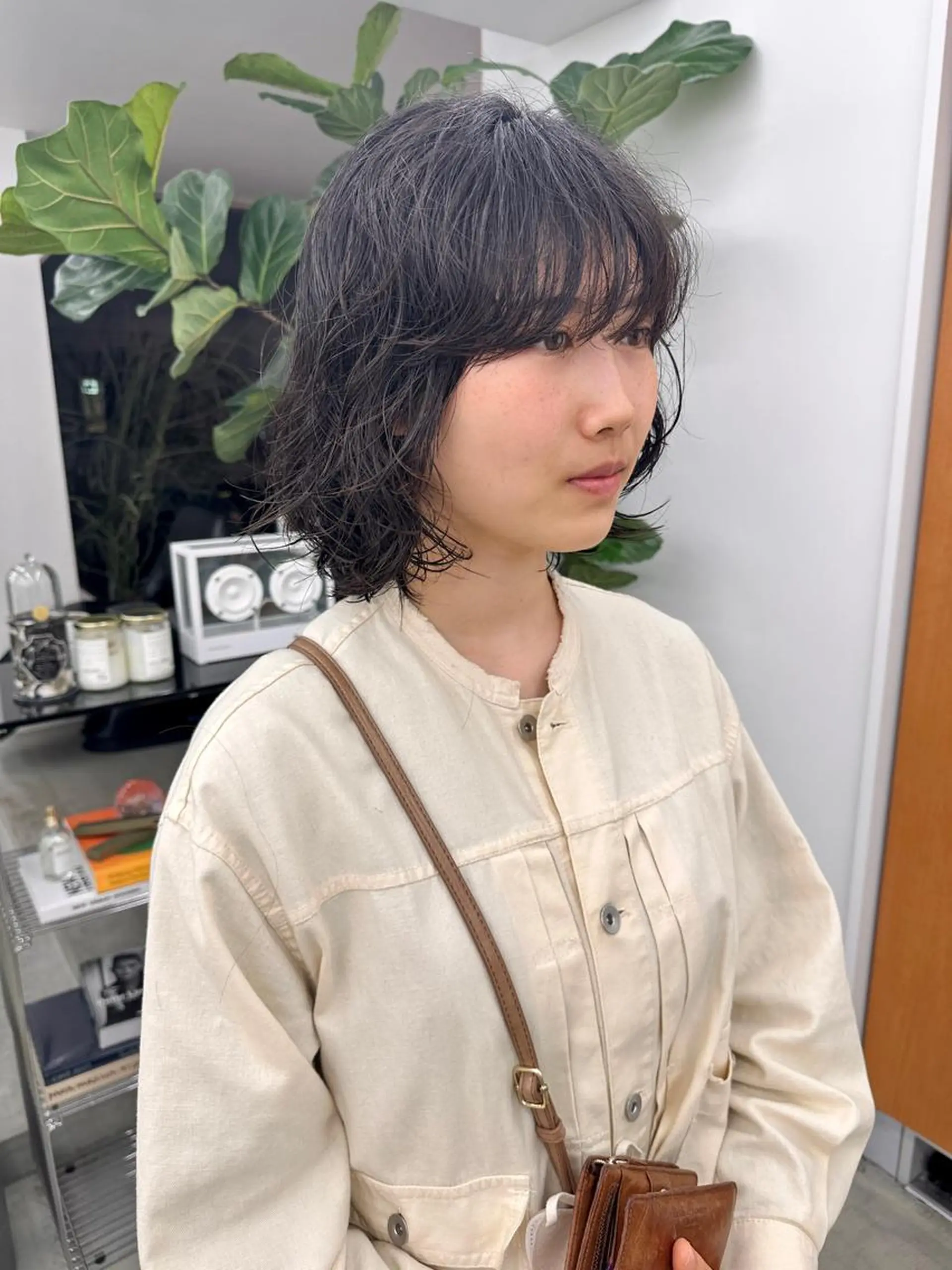 ショート パーマ ボブ ウルフカット ニュアンスパーマ カット パーマ トリートメント ボブ/レイヤー/ケア パーマ/リュウタのヘアスタイル