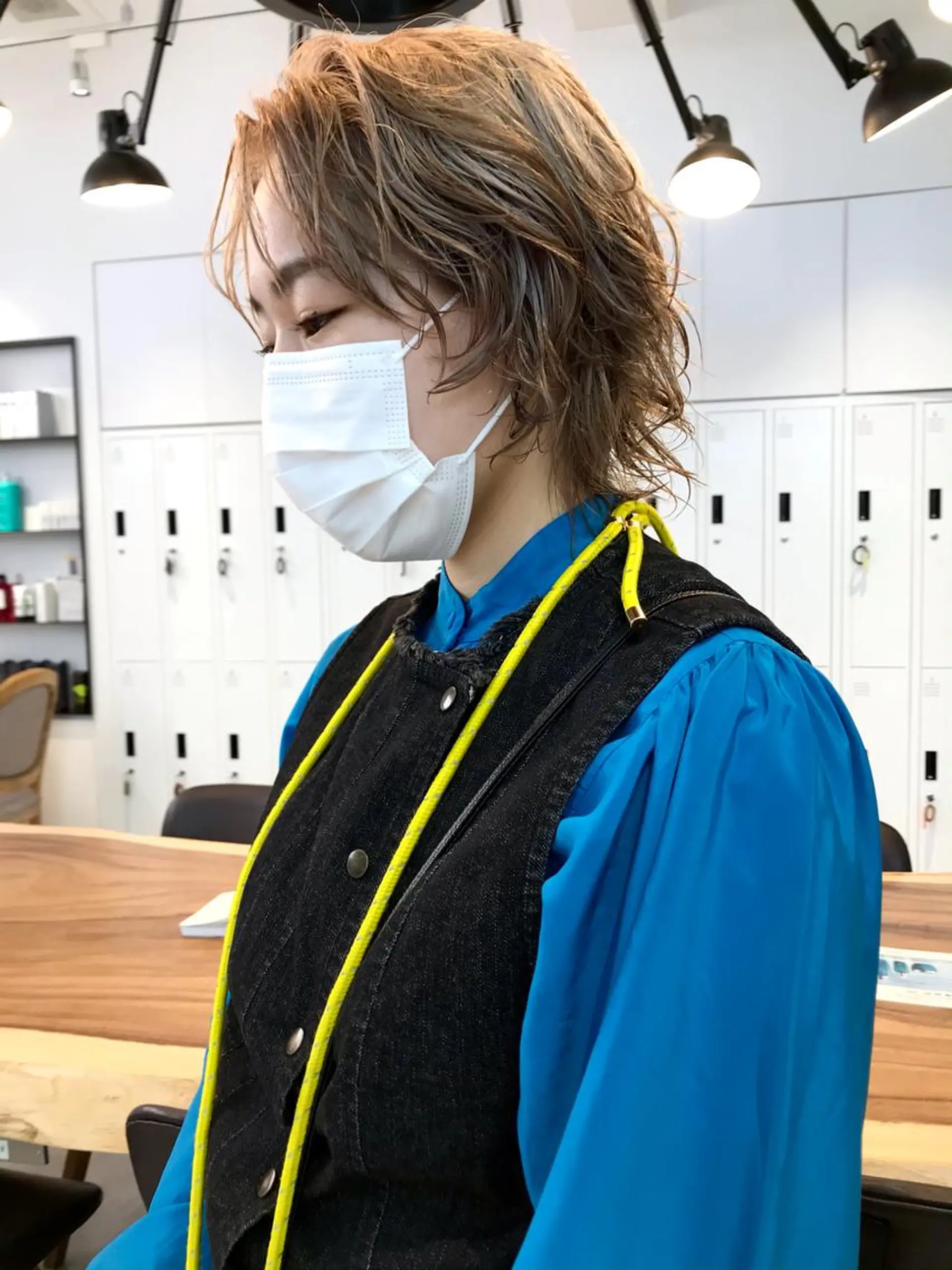 ショート カラー ヘアカラー 🇰🇷カルマパーマ kaito🇰🇷のヘアスタイル