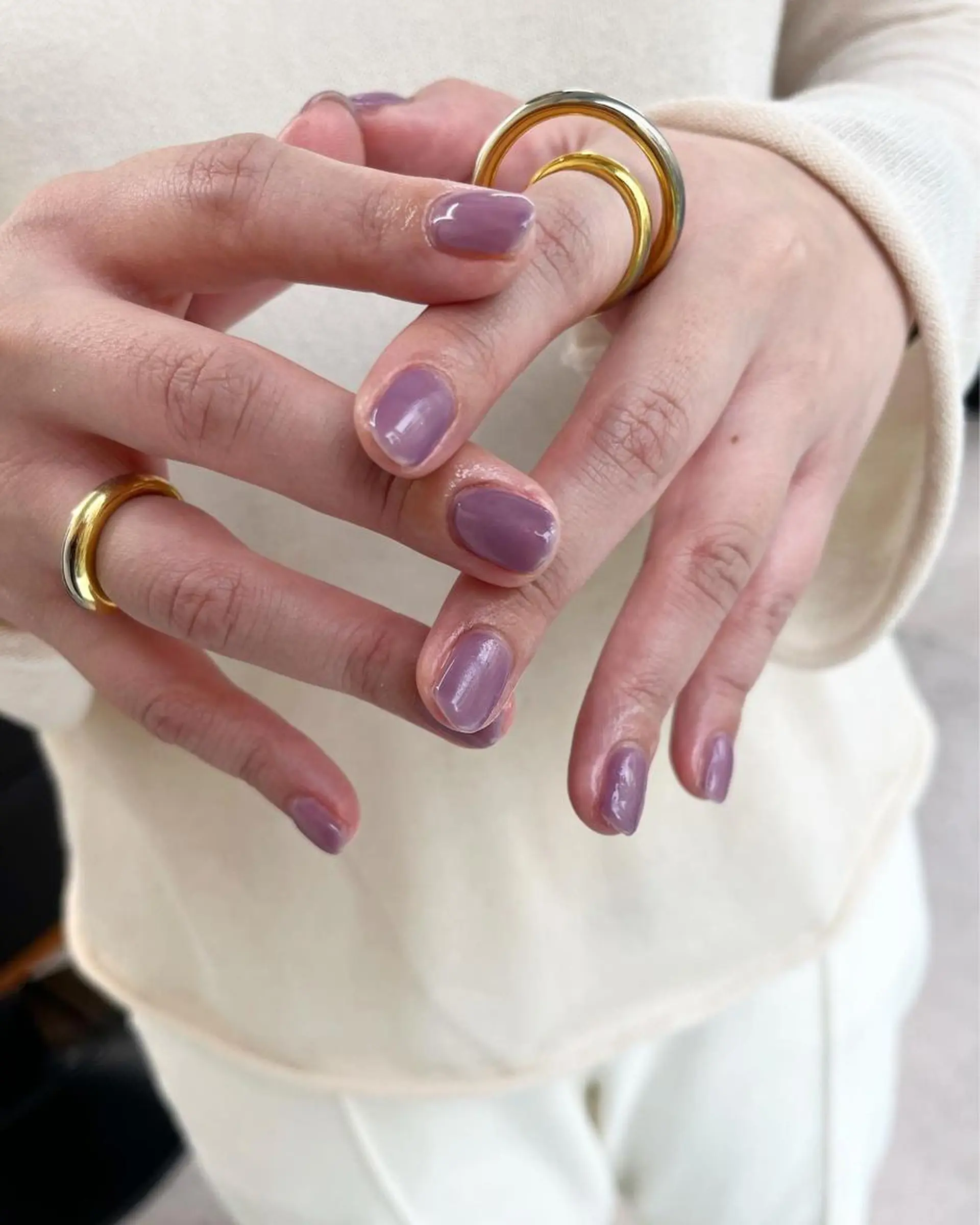 ネイル パープル nail＊ runa🌻のネイルデザイン