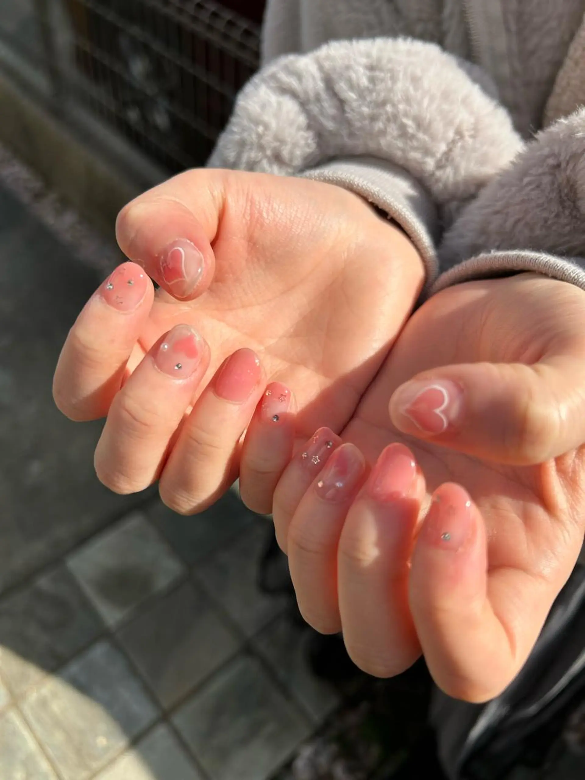 ネイル フットネイル フレンチネイル ジェルネイル キラキラネイル 韓国ネイル ハンドネイル Nail Salon Ｄream Mamのネイルデザイン
