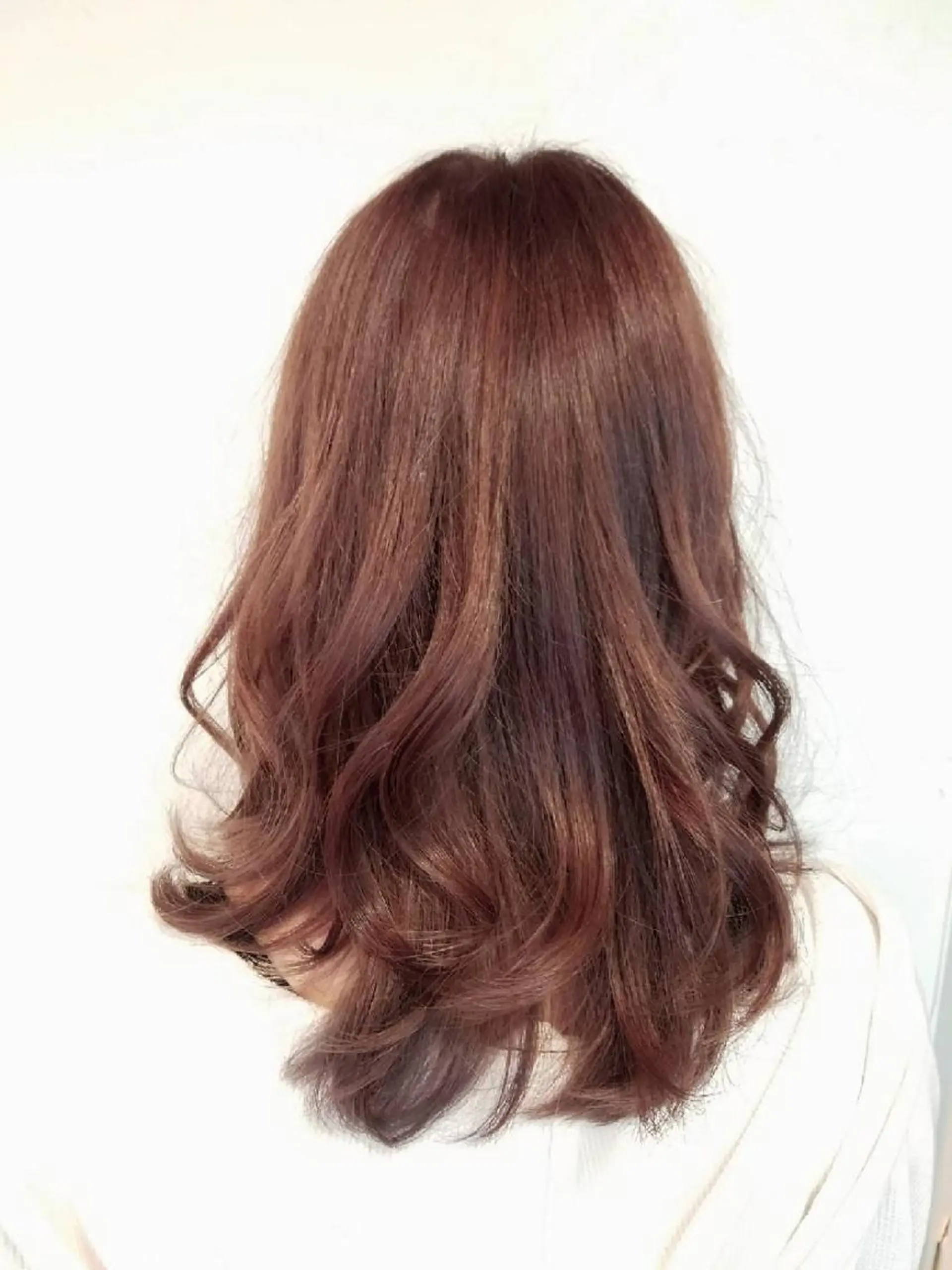 ミディアム カラー ブラウンカラー ピンクカラー ピンクブラウン カヤノ ミサキ𓇼𓆉 のヘアスタイル