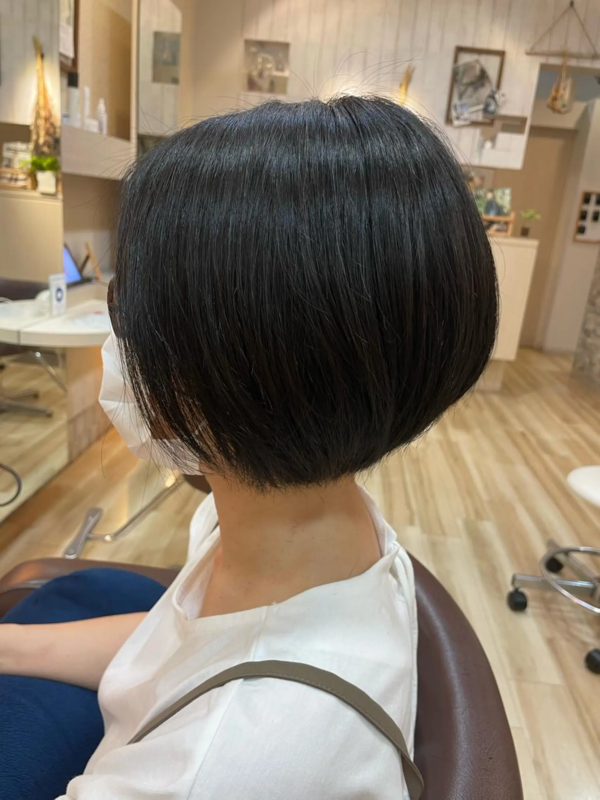ショート ショートボブ ボブ ショートヘア カット 高柳 七音のヘアスタイル