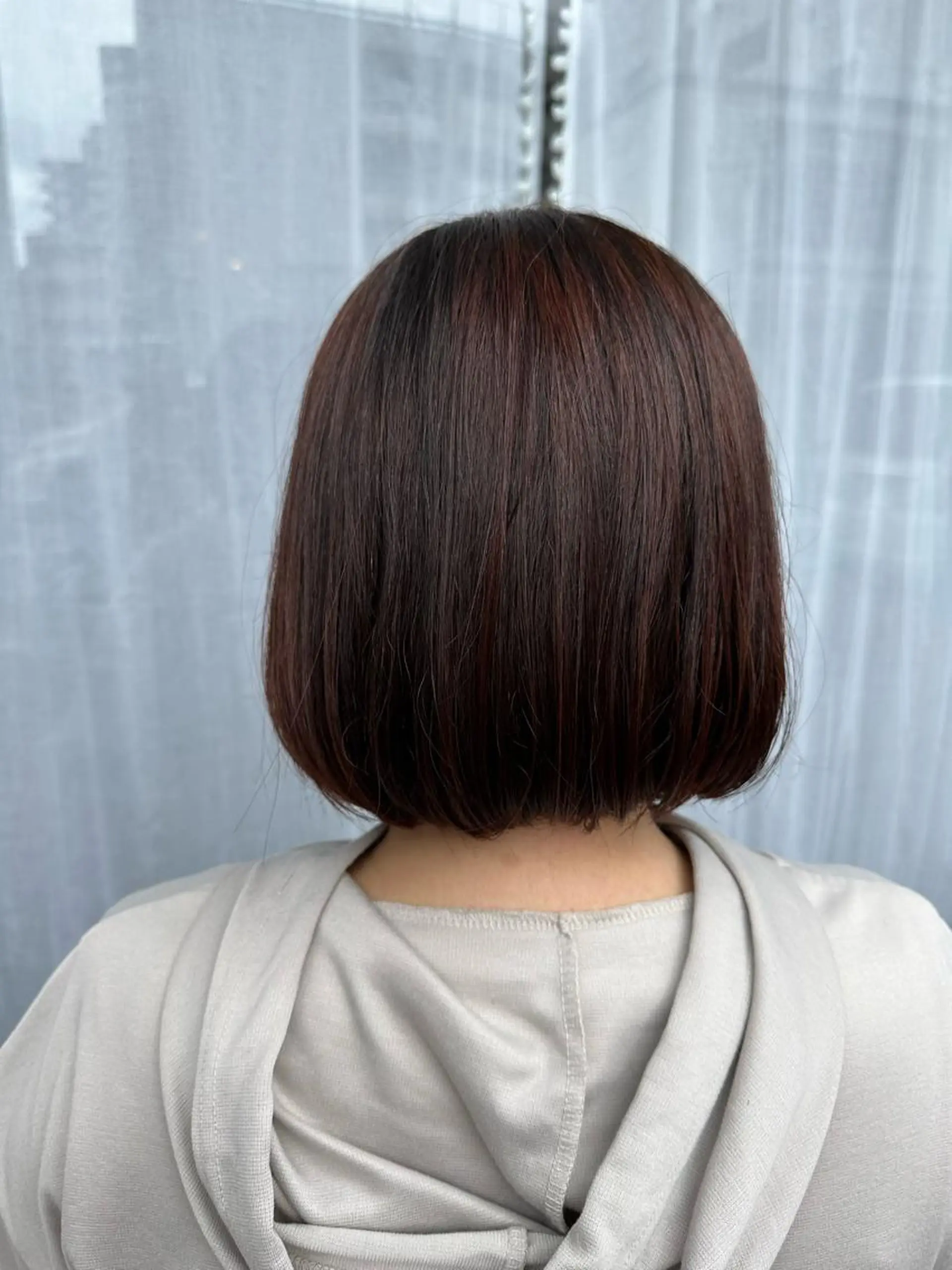 ショート カラー オレンジ nabi所属・梅田 薫のヘアスタイル