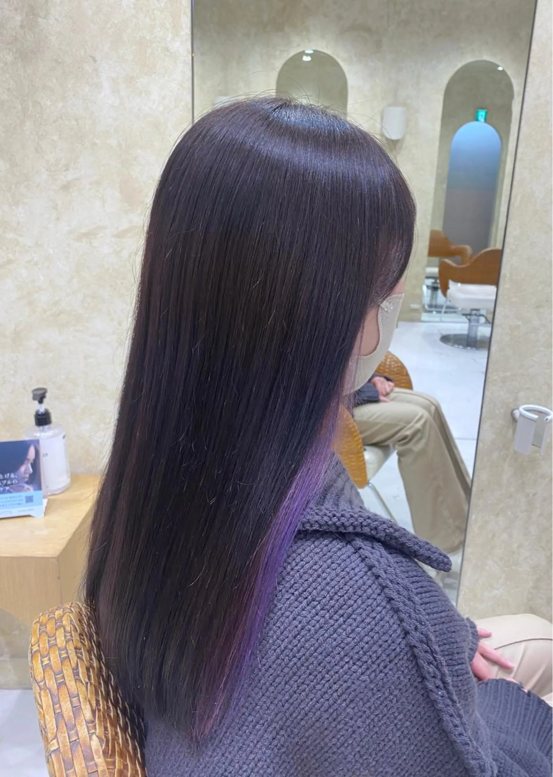 ロング カラー Tierra 原宿所属・関 日葉里のヘアスタイル