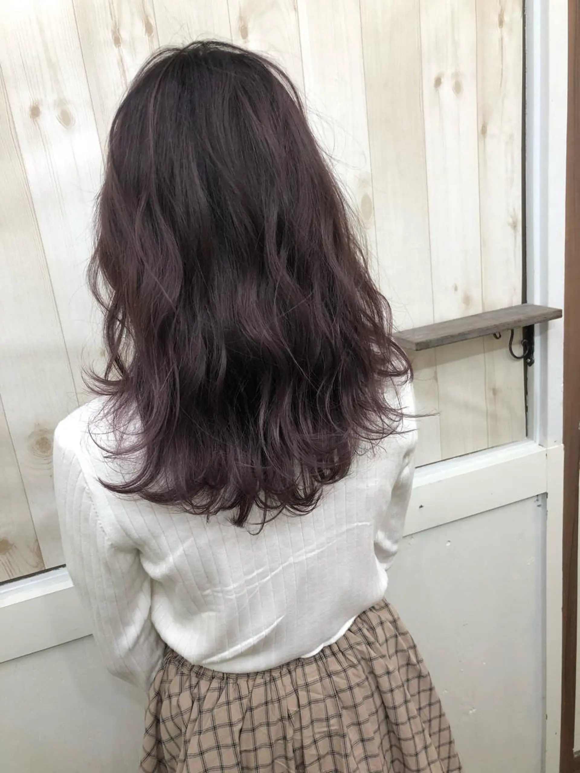 セミロング カラー ラベンダーカラー ラベンダーピンク ピンクカラー ヘアカラー FERNA池袋所属・マンツーマン施術✂︎ 金田尚久🎨のヘアスタイル