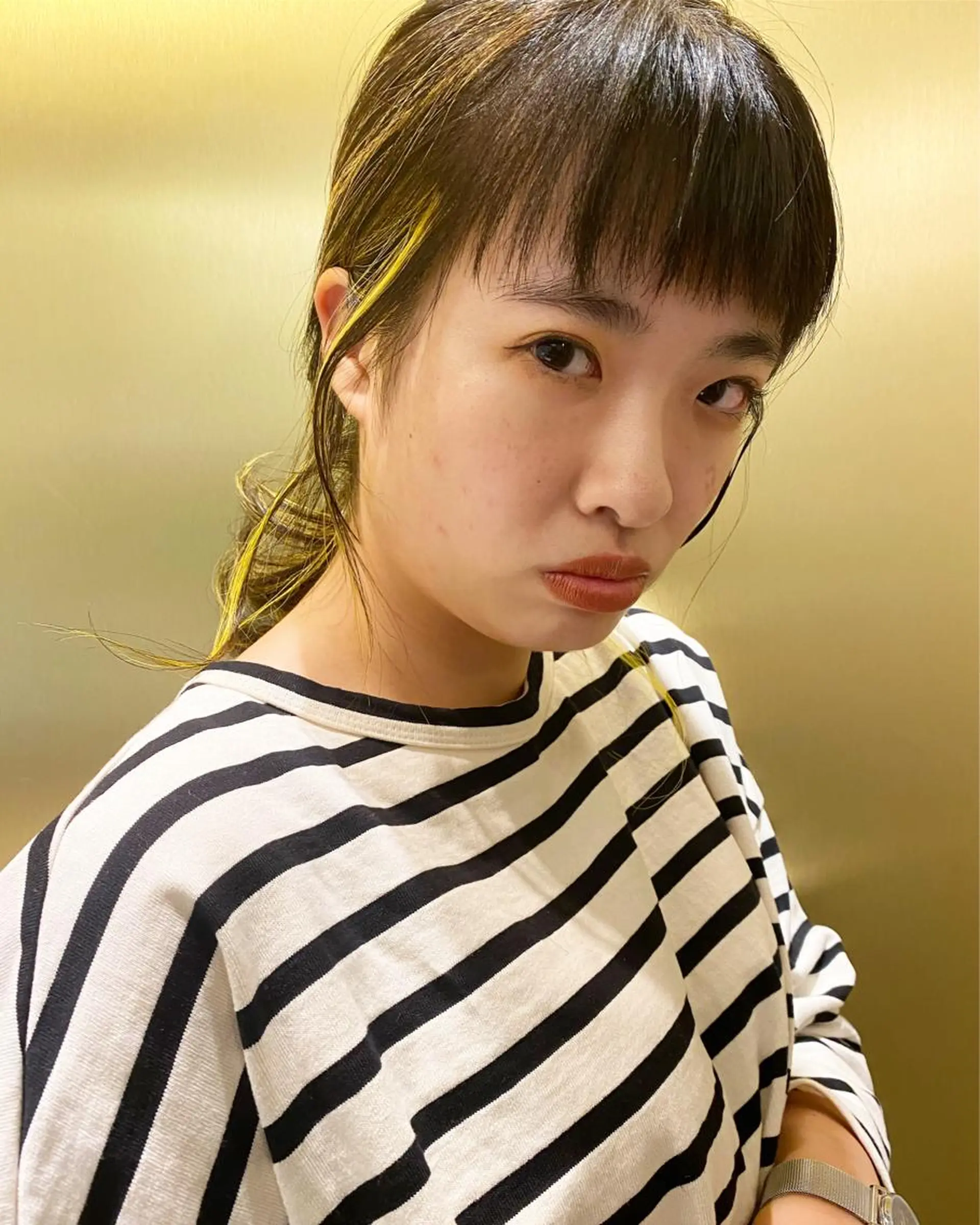 ミディアム ヘアカラー トリートメント 自由が丘最多の口コミ 美容師✨生板🌿のヘアスタイル