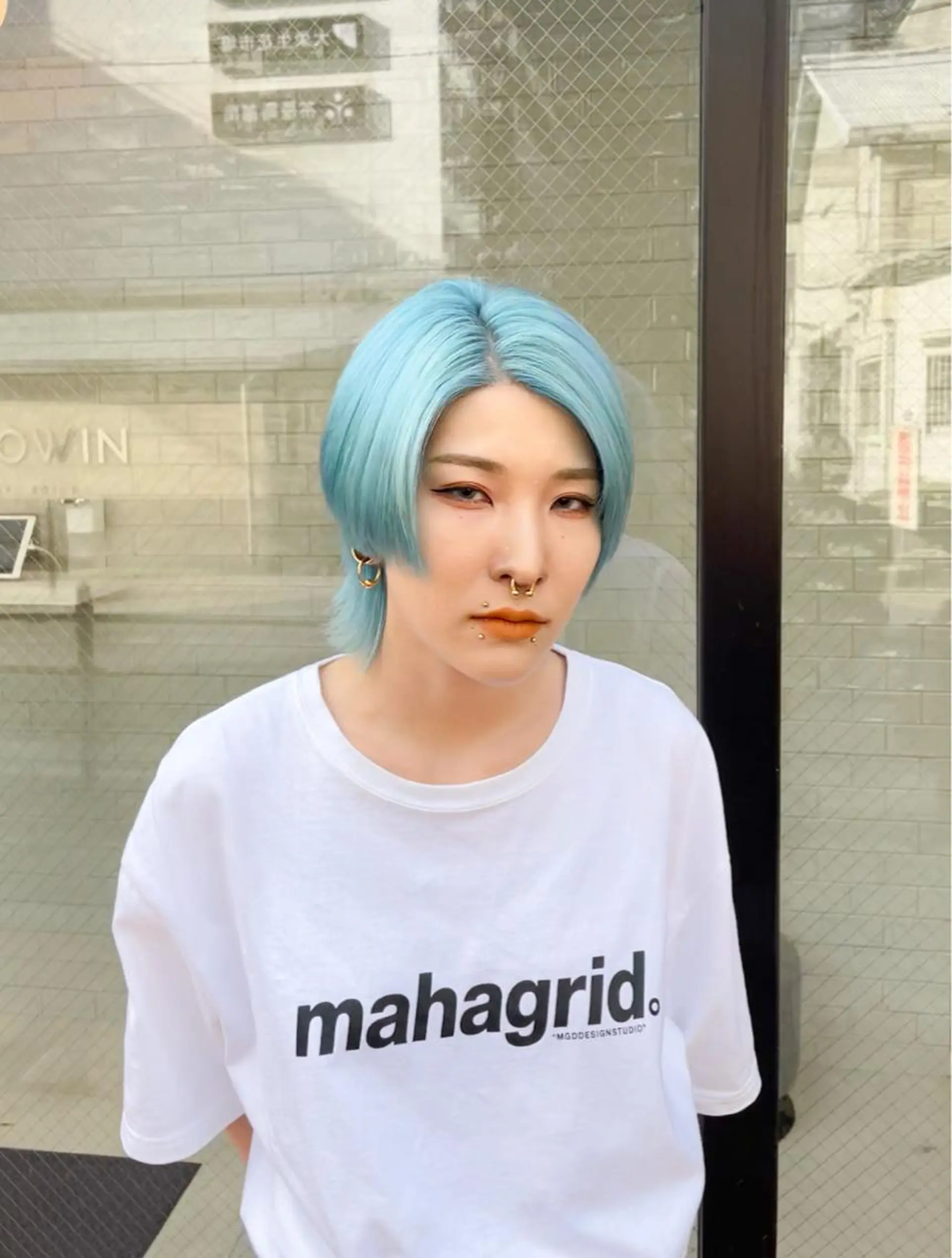 ショート カラー パーマ ヘアアレンジ キッズ ブリーチ ハイライトカラー ハイトーンカラー ハイライト ショートヘア 大人メンズスタイル 太田のヘアスタイル