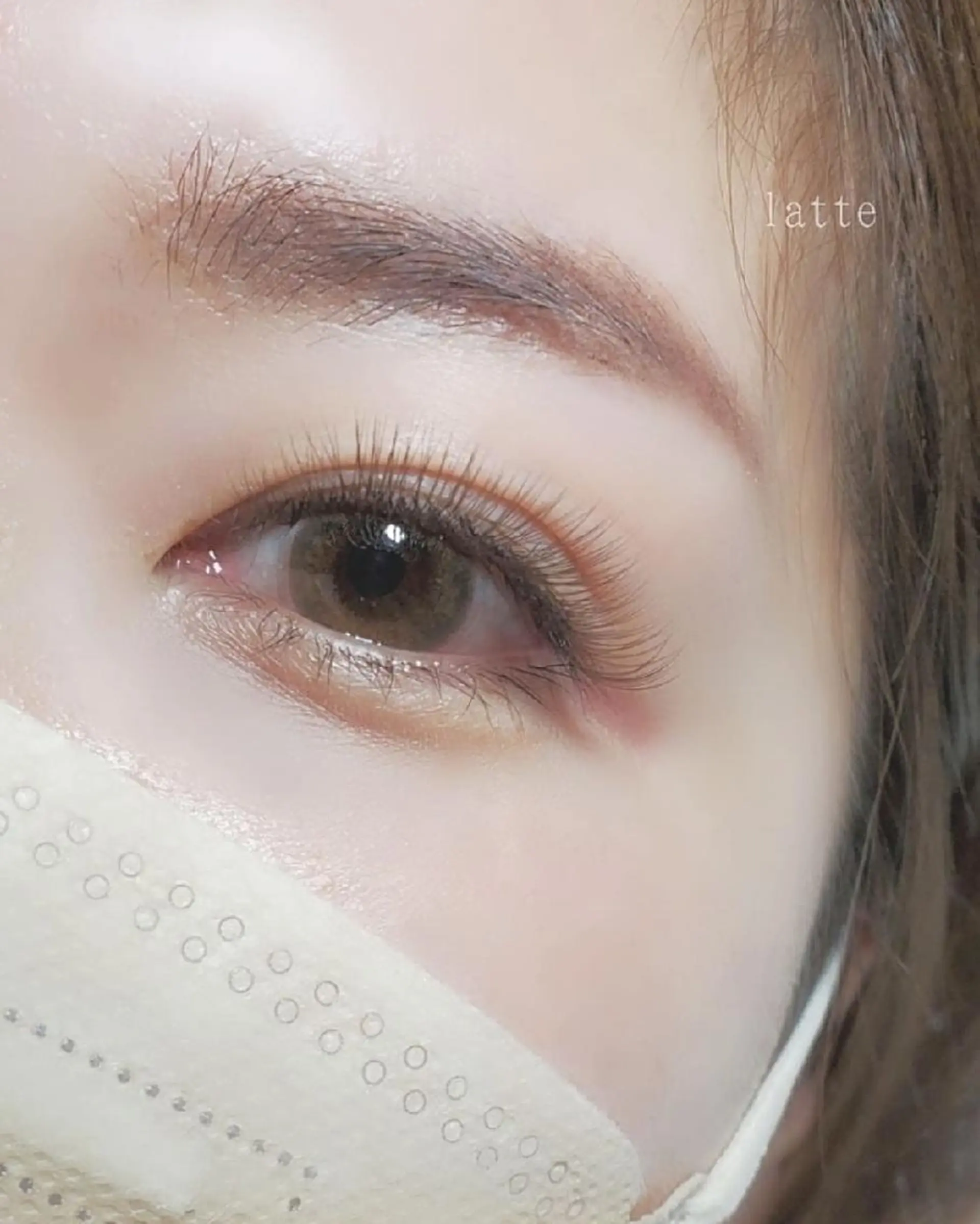 マツエク・マツパ カラーマツエク ボリュームラッシュ LATTE マツエク&ハイパーナイフ所属・LATTE eyelashのマツエク・マツパデザイン