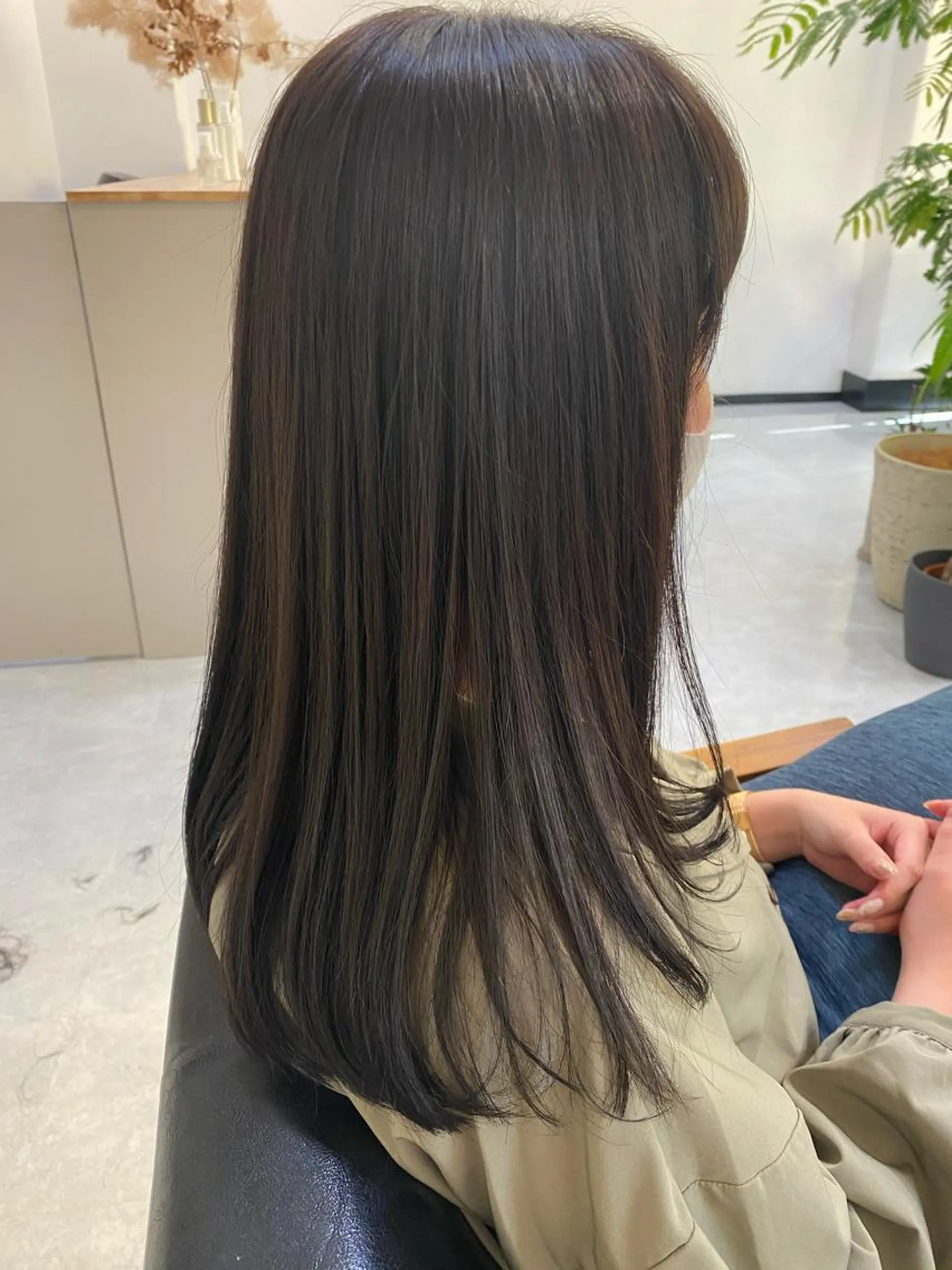 ロング カラー ブラウンカラー 髪質改善 ヘアカラー トリートメント CARICIA🌱 masaeのヘアスタイル