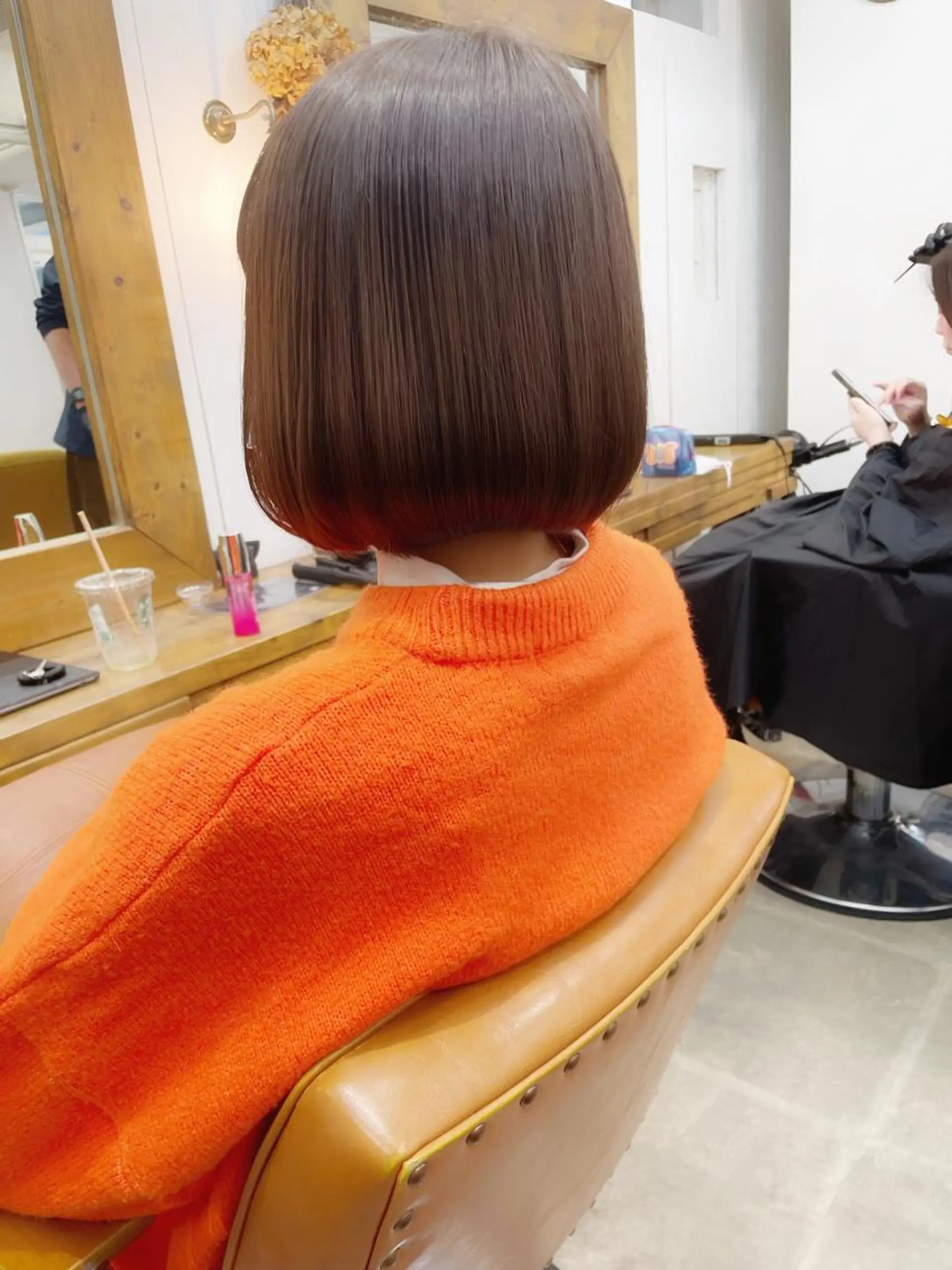 ショート カラー ショートボブ ハンサムショート ブリーチ ブリーチなしカラー ボブ カット ヘアカラー トリートメント newline銀座所属・銀座ショート/ 大人ショート/金子涼のヘアスタイル