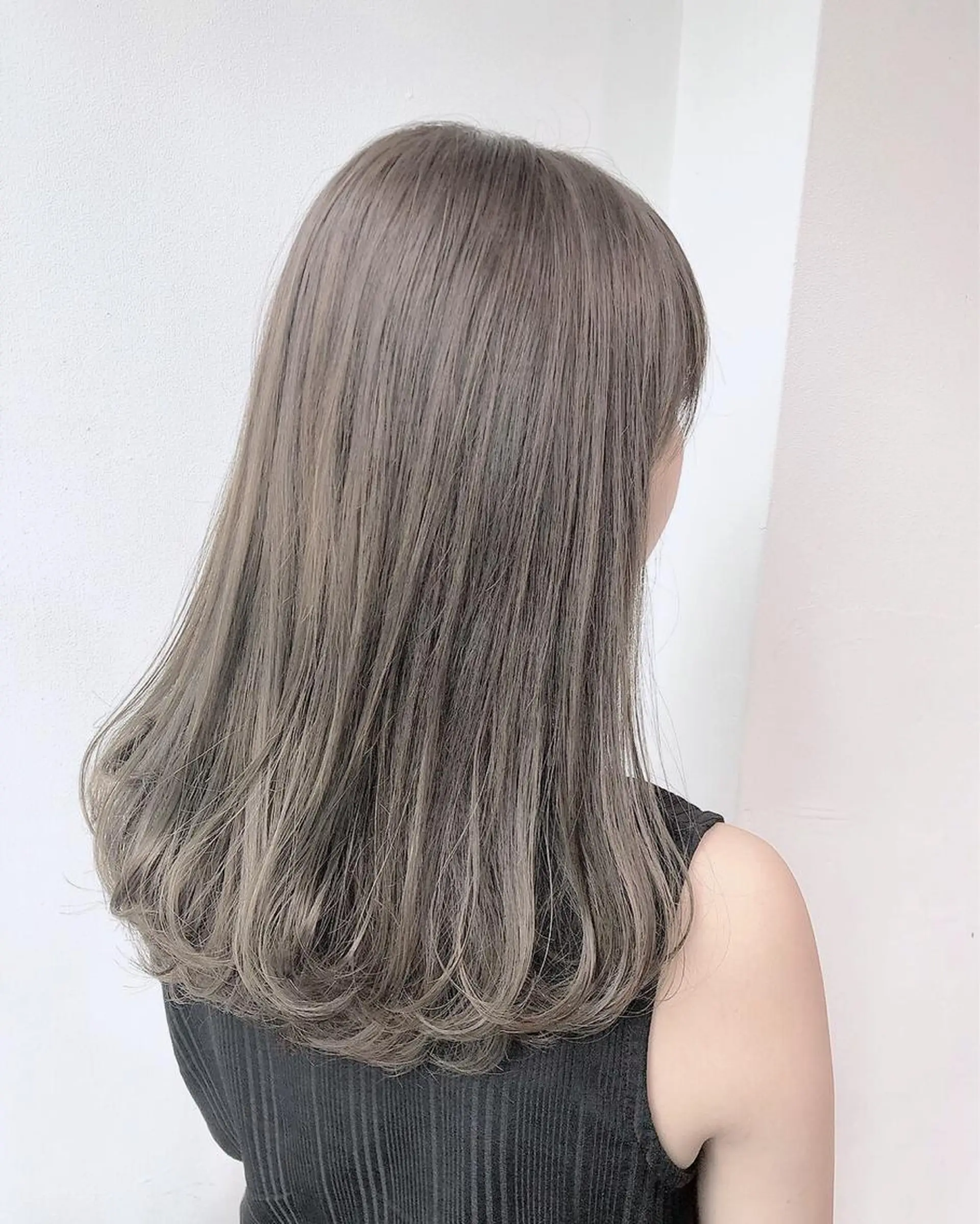 セミロング カラー ヘアアレンジ 【赤み消しカラー】 中野浩太のヘアスタイル