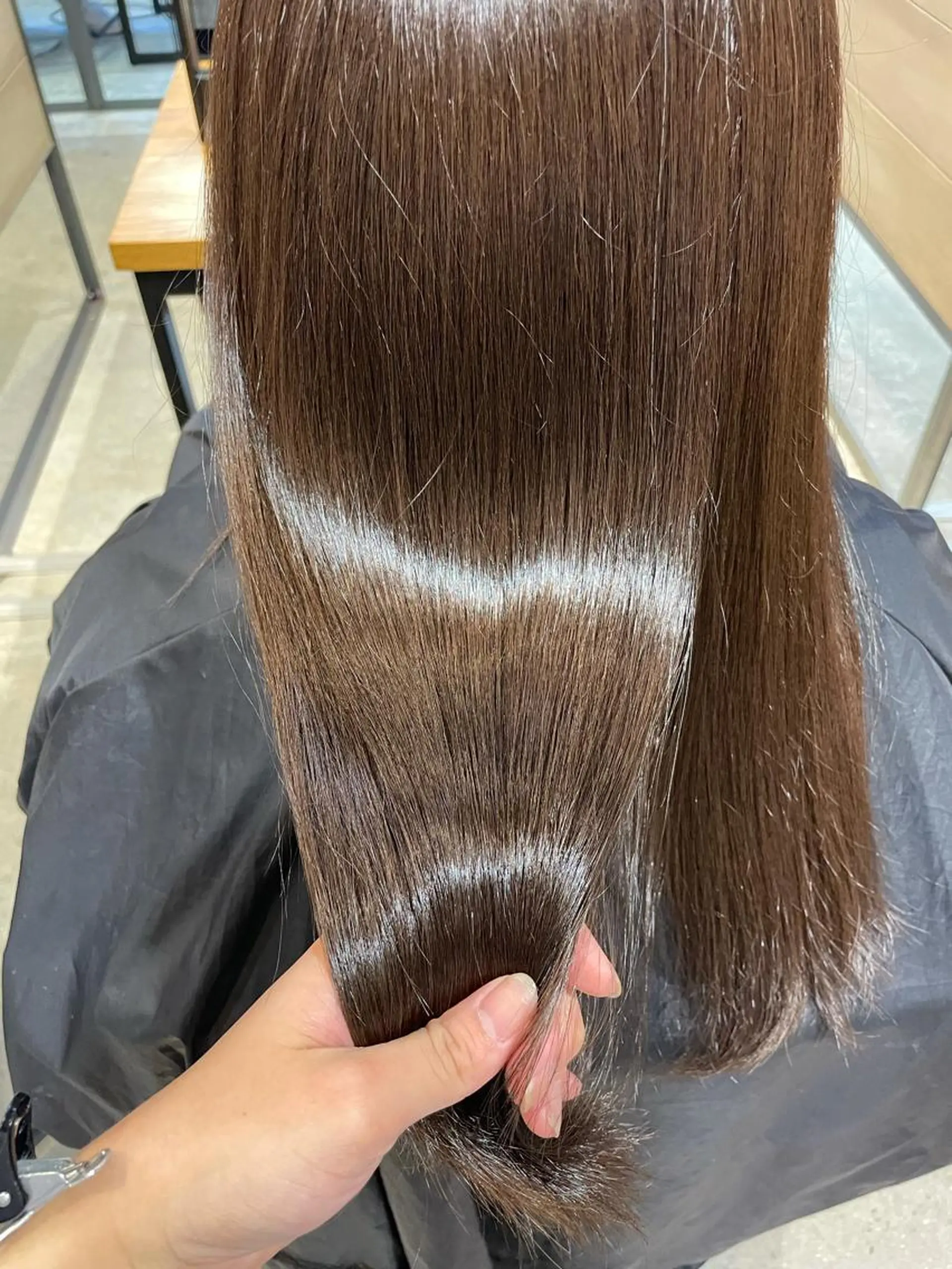 ロング トリートメント youres hair 髪質改善トリートメント&ヘッドスパ  新宿三丁目店【ユアーズヘア】所属・🦋透明感カラー 👑NODOKA🦋のヘアスタイル
