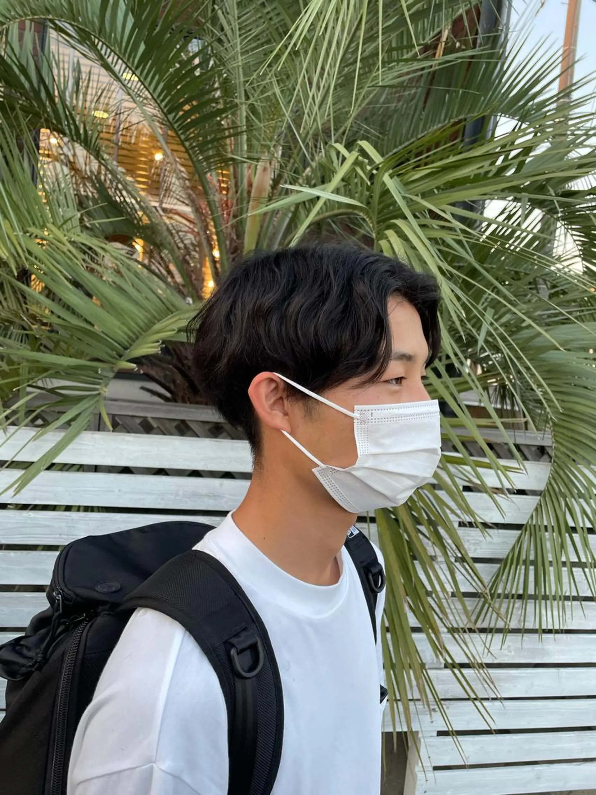 パーマ メンズ 小林 崇雅　ダウンパーマのヘアスタイル