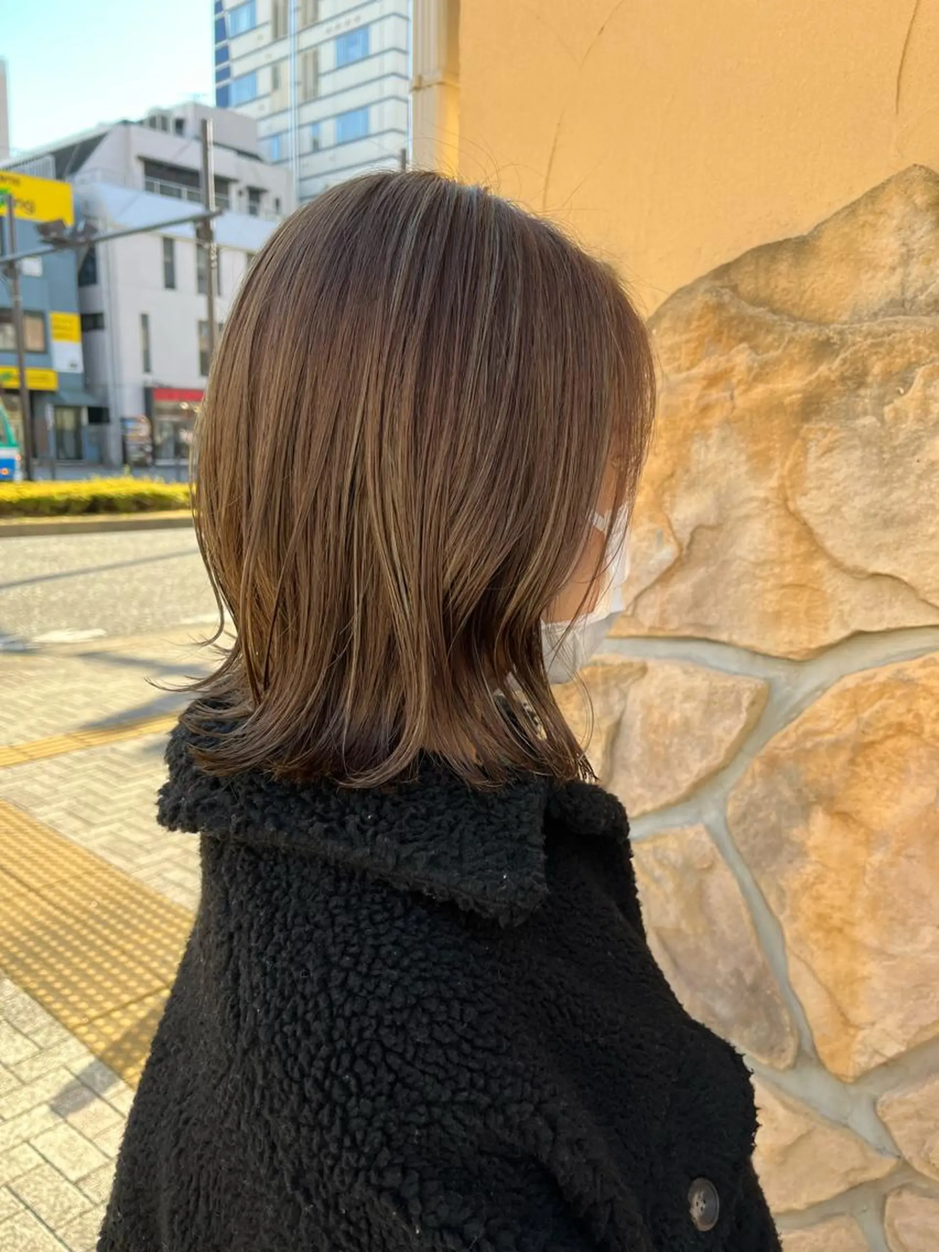 ミディアム カラー デザインカラー ハイライトカラー ハイライト カット ヘアカラー 🍒【Lib】 AIRI　🍒のヘアスタイル