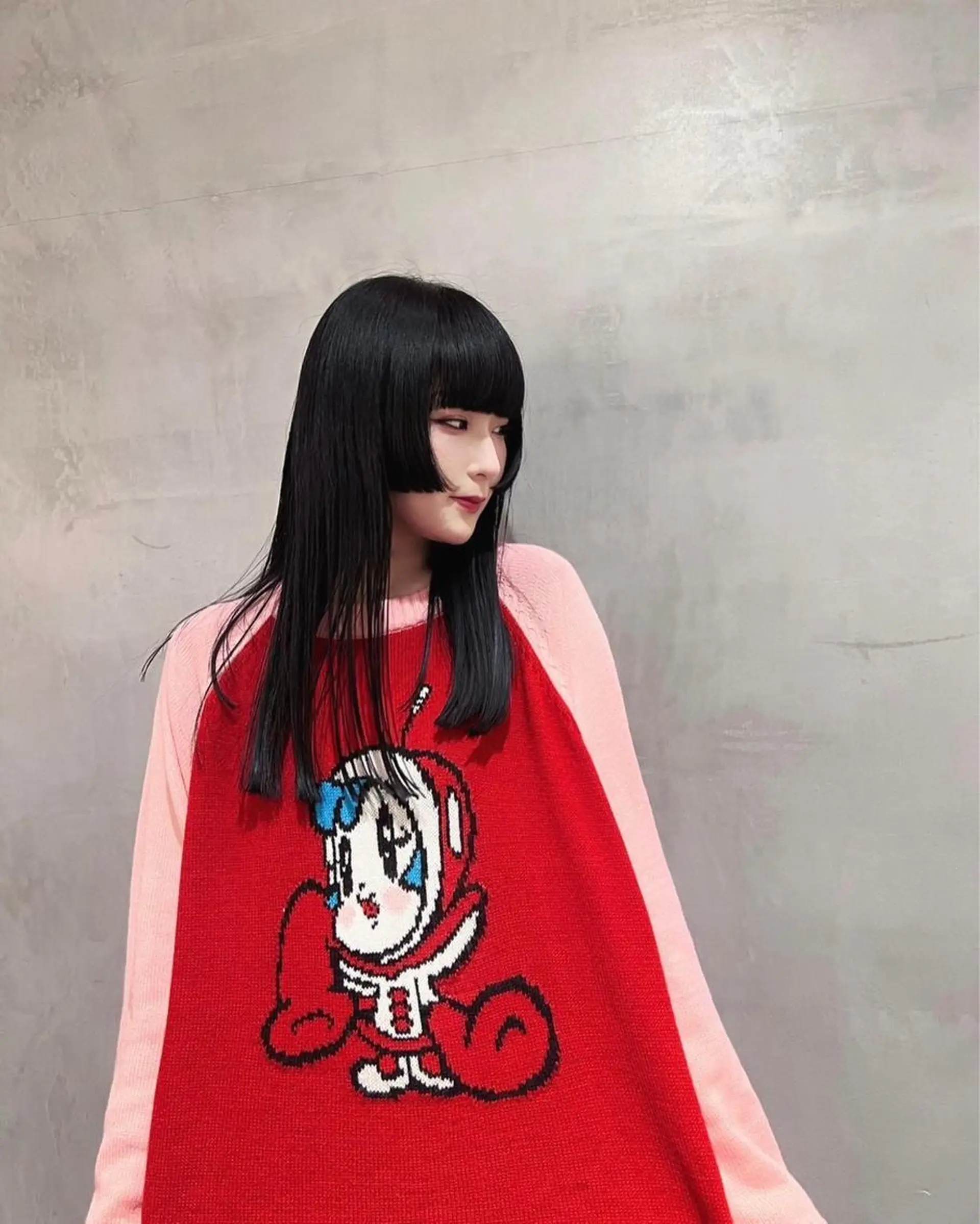 ロング カラー カット ヘアカラー トリートメント 優 作のヘアスタイル