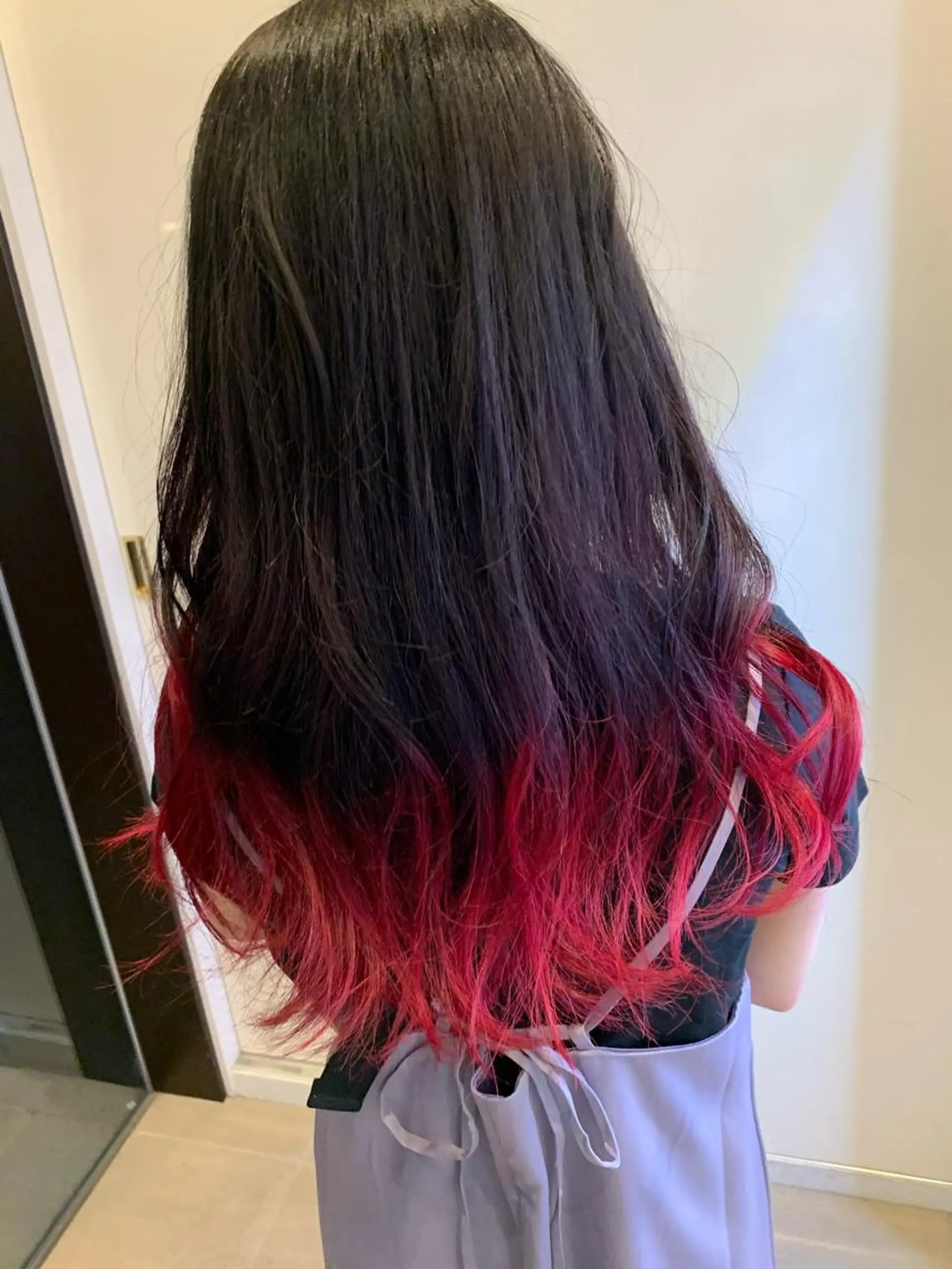 セミロング カラー カット ヘアカラー トリートメント 美髪形成！色素改善！ 秋田　和輝のヘアスタイル