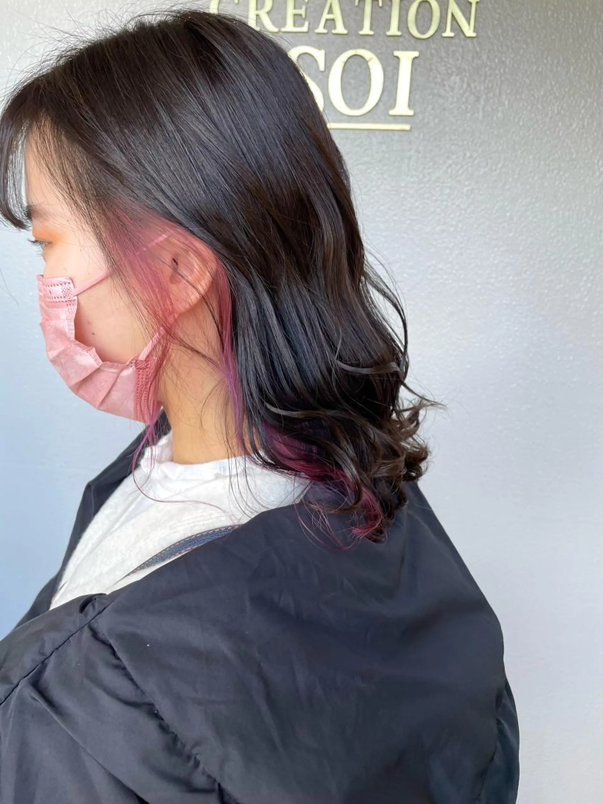 セミロング 岩崎 祐大のヘアスタイル