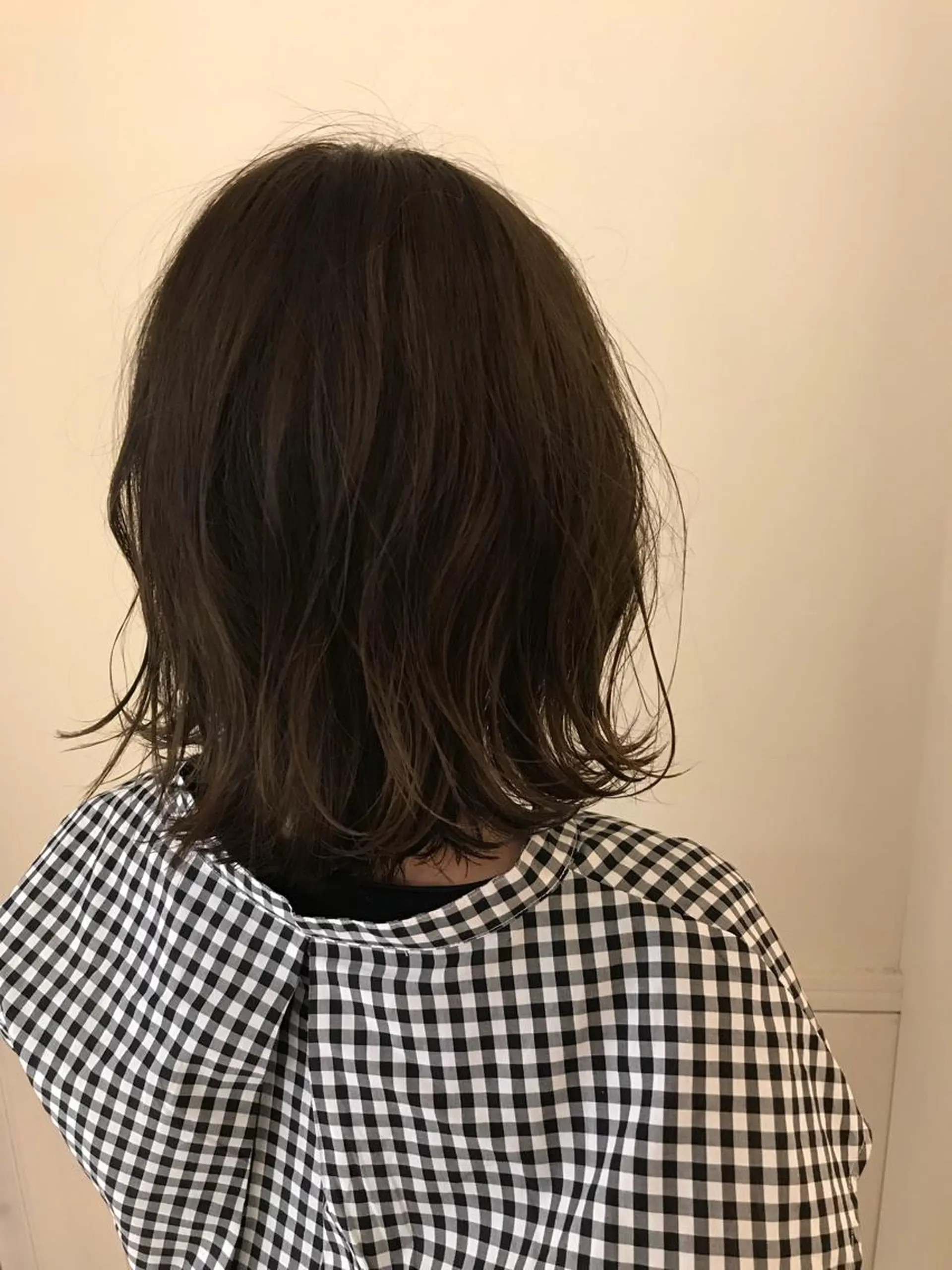 ミディアム カラー アッシュ ブルーカラー ブルーアッシュ カット ヘアカラー トリートメント 清水 ちひろ ✄トップスタイリストのヘアスタイル