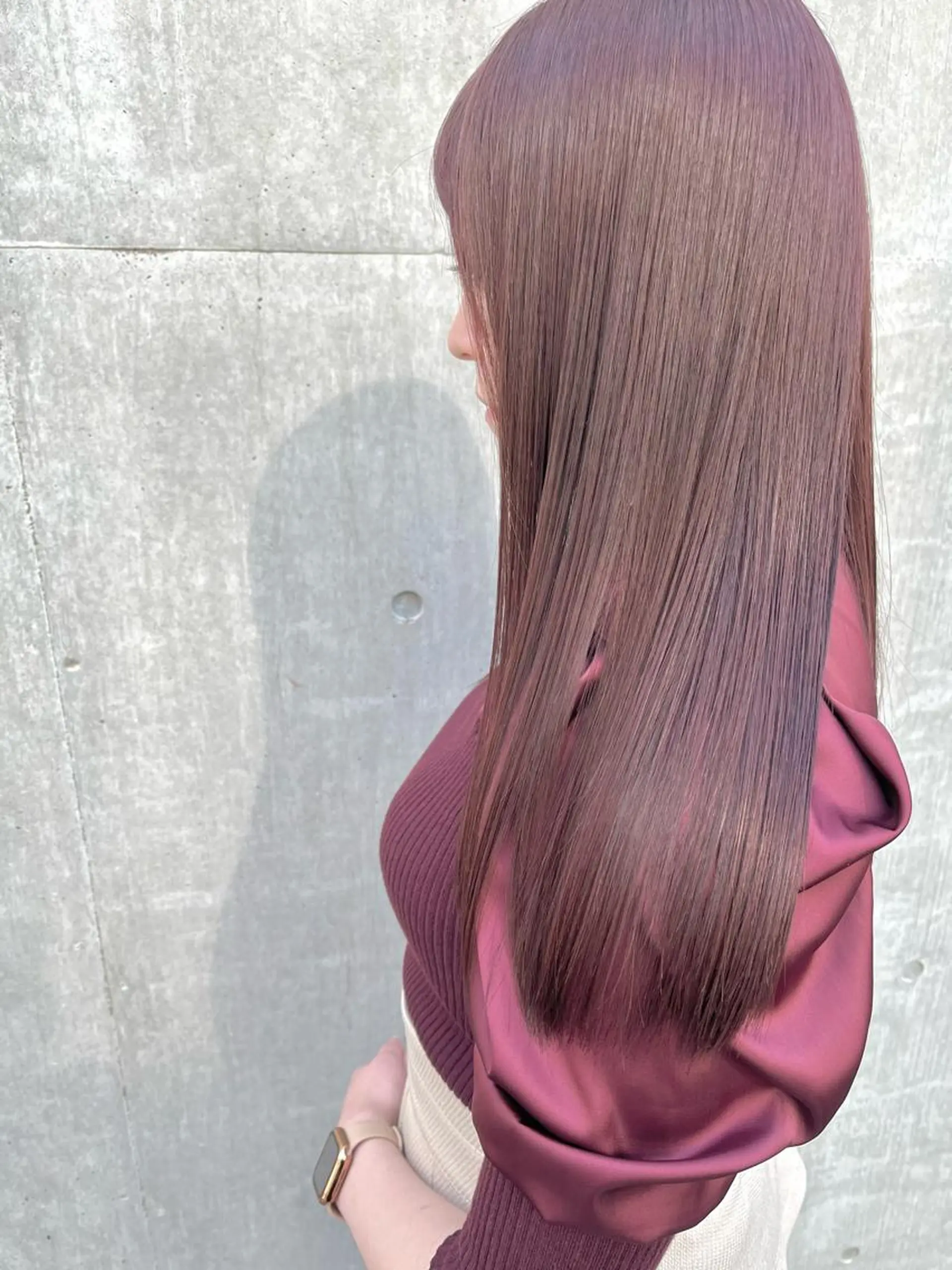 ロング 髪質改善 ヘアカラー トリートメント 髪質改善×艶レイヤー 職人吉原和磨のヘアスタイル