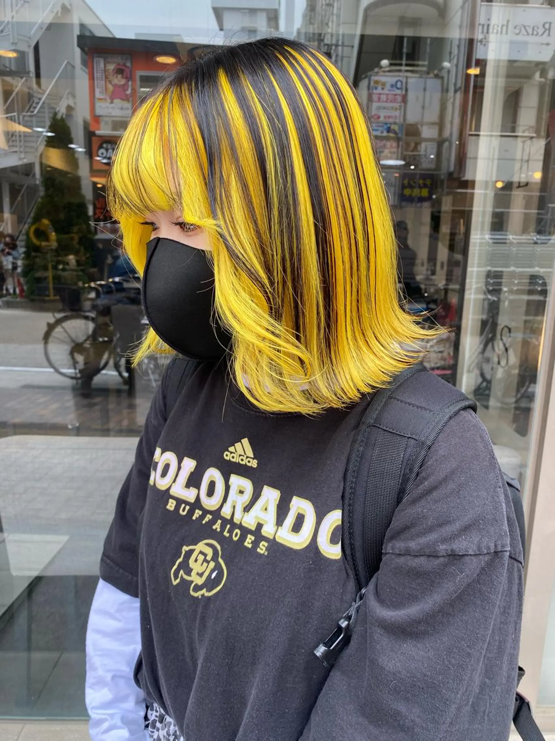 ミディアム カラー パーマ ヘアアレンジ メンズ キッズ ネイル viewstokyo所属・mana 暖色カラーカットのヘアスタイル