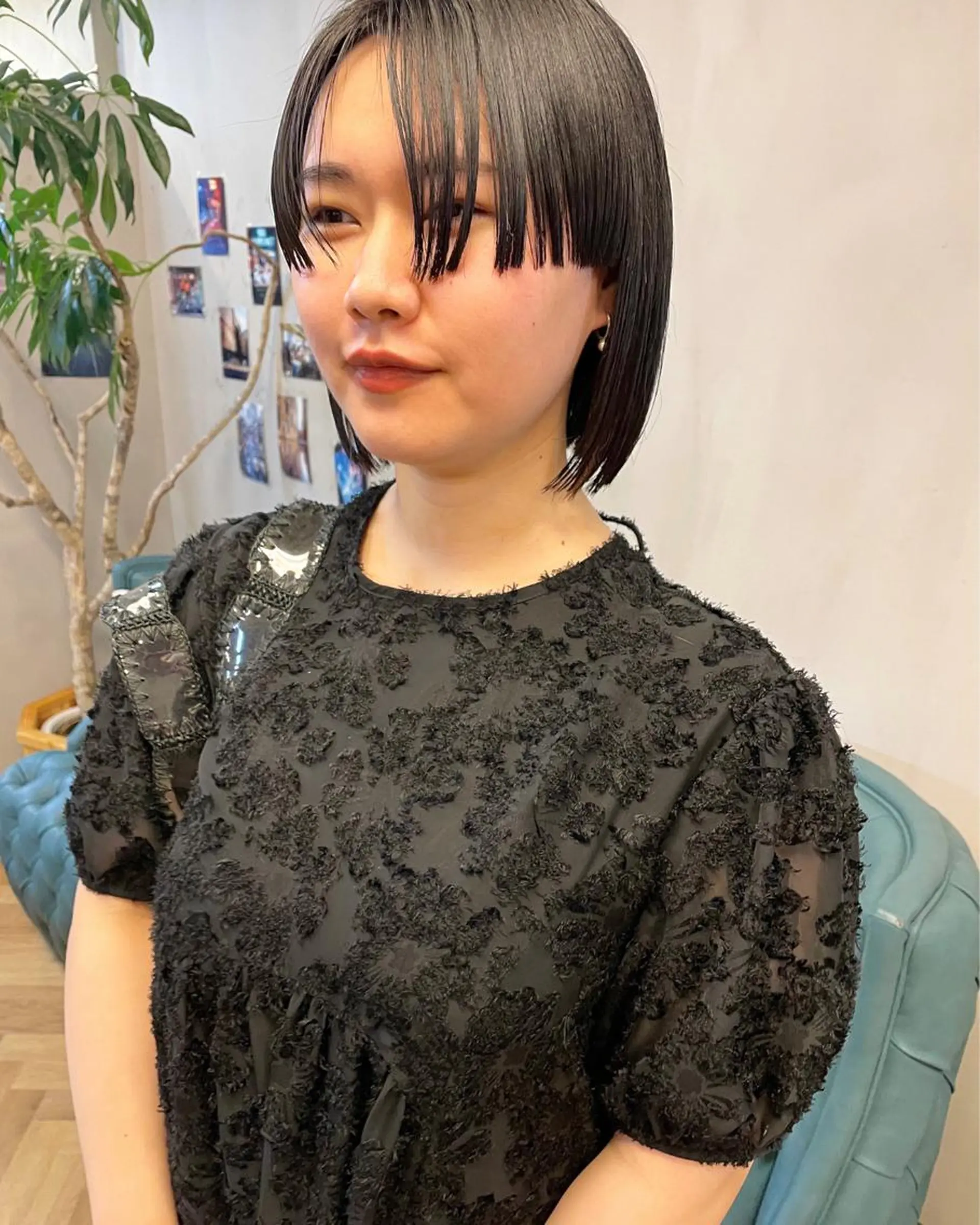 ミディアム カラー パーマ ヘアアレンジ メンズ キッズ ネイル マツエク・マツパ アイブロウ カット ヘアカラー トリートメント tatsumi/ボブ ウルフ/レイヤーのヘアスタイル