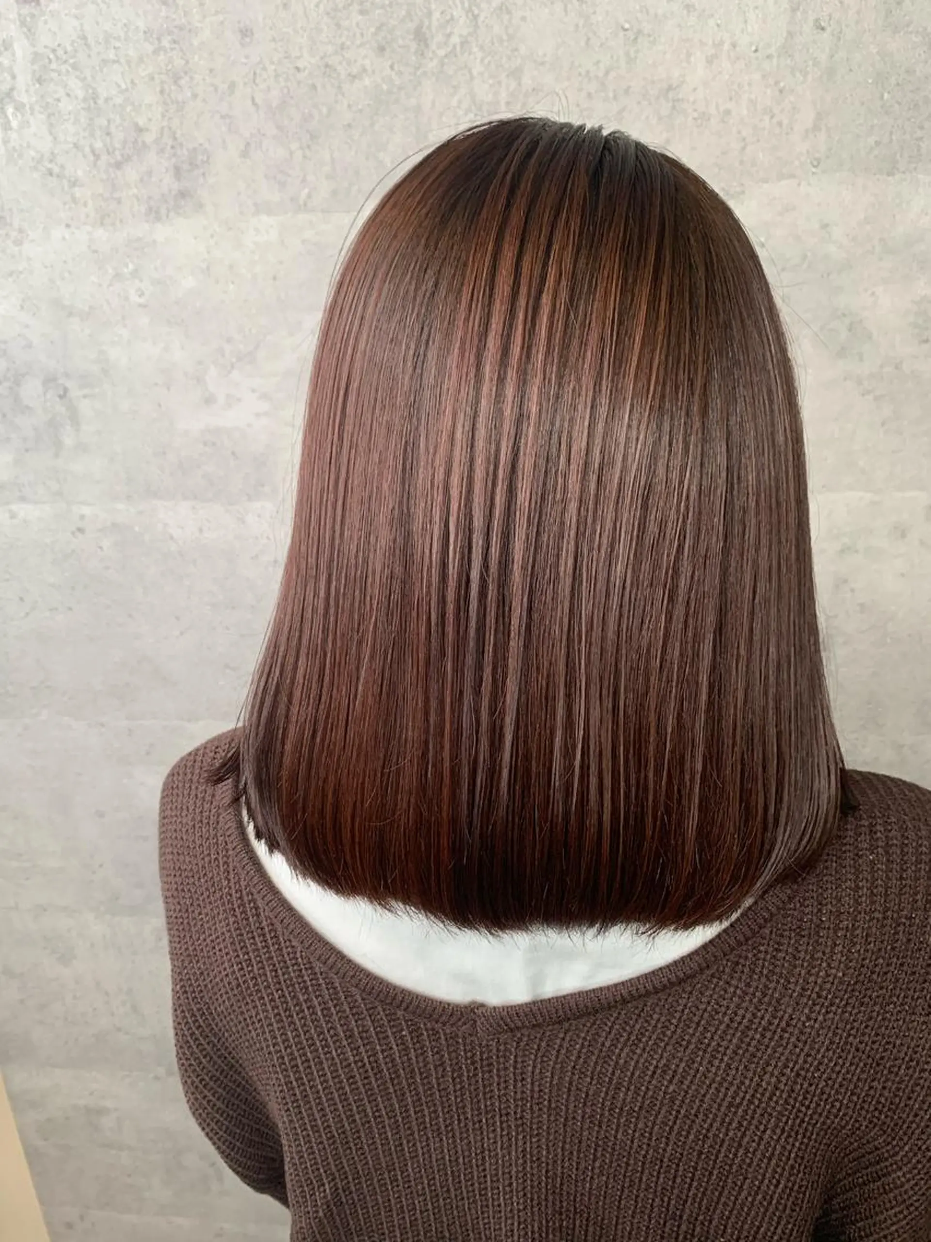 ミディアム mimiiy梅田 中崎町ハイトーンのヘアスタイル