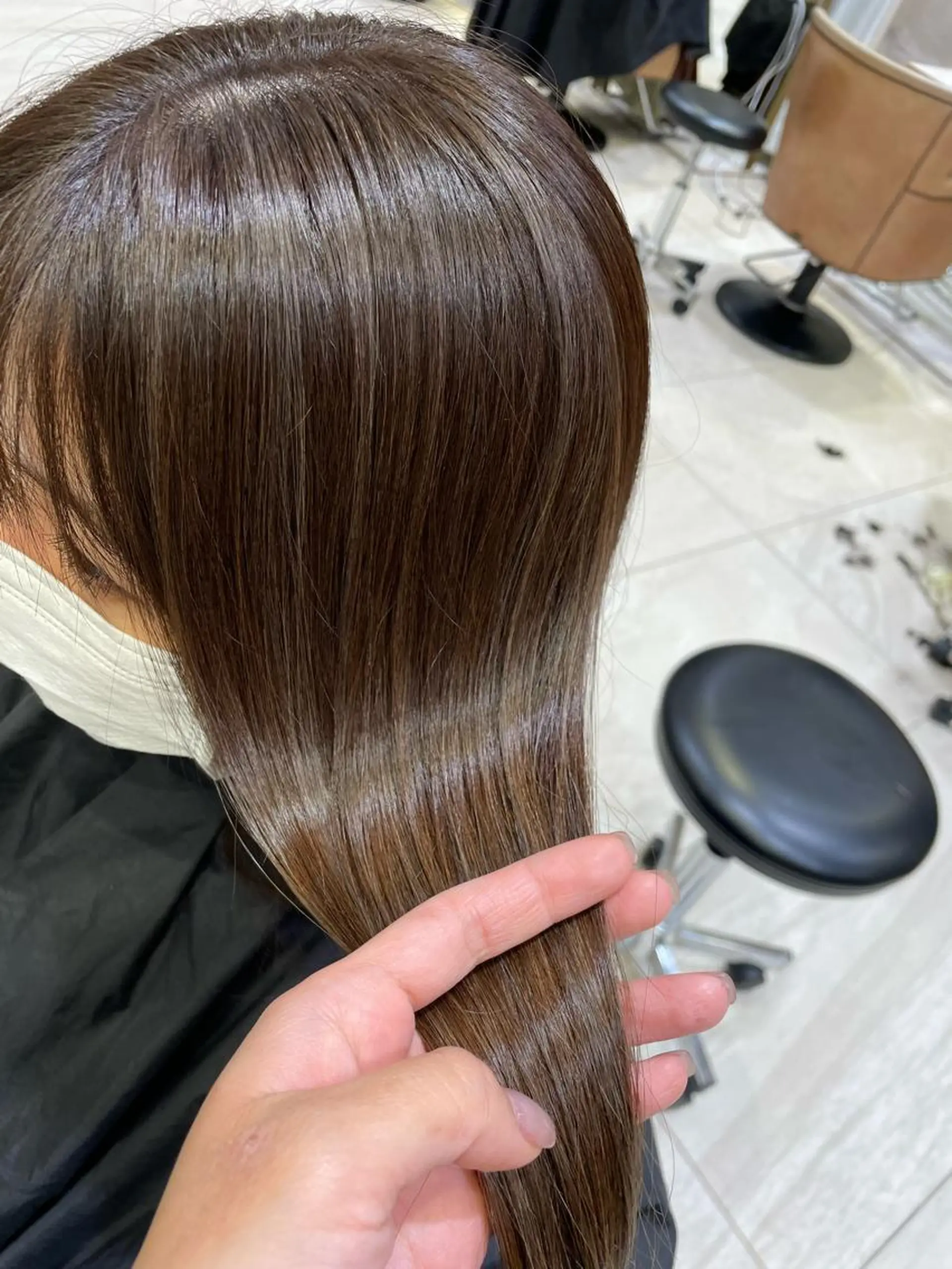 ロング カラー パーマ ヘアアレンジ GRAND OMOTESANDOのヘアスタイル