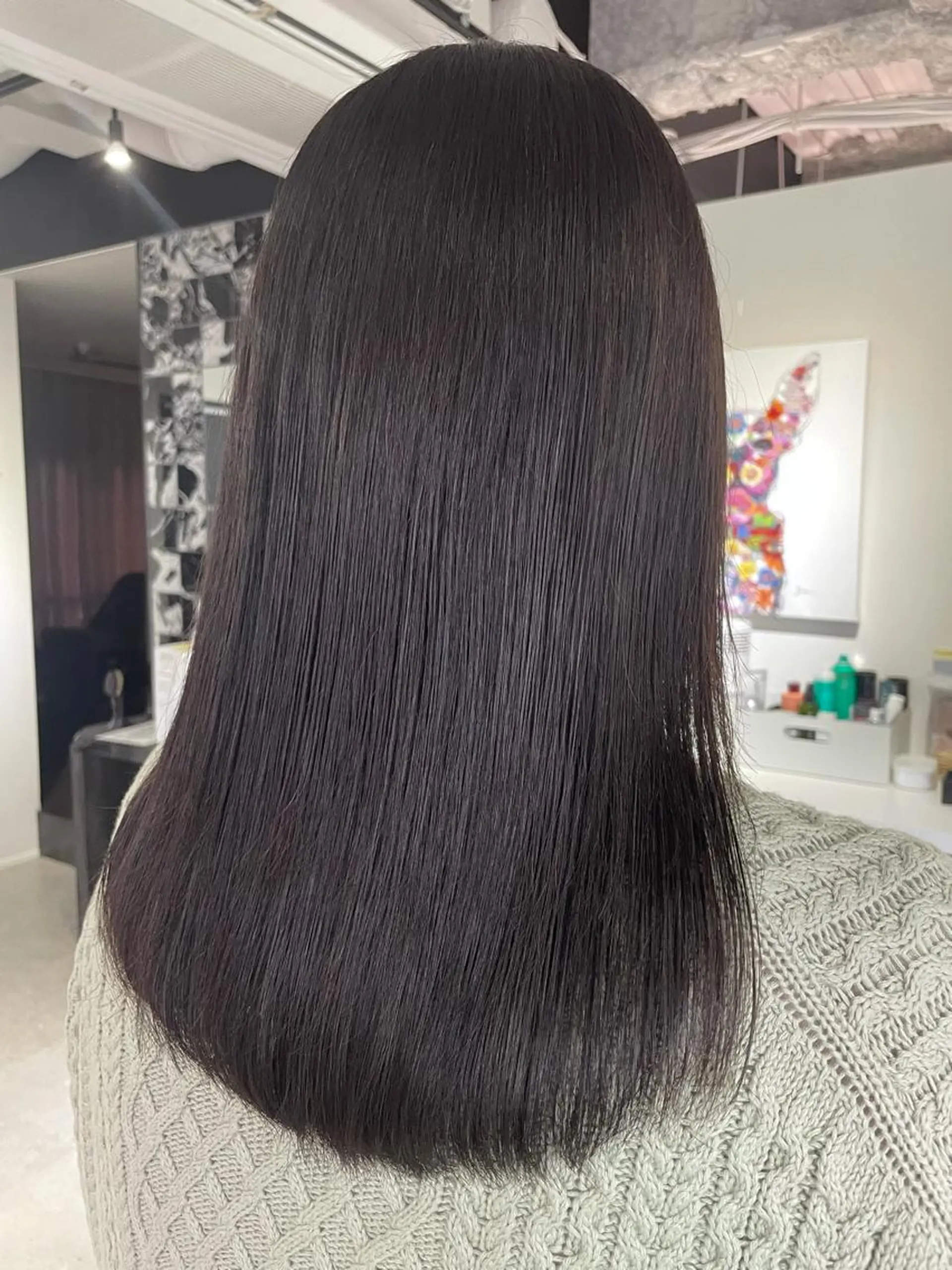 セミロング カラー 髪質改善 トリートメント トリートメント One By The Ect所属・ショート/脱白髪染め ☆宇﨑悠実のヘアスタイル