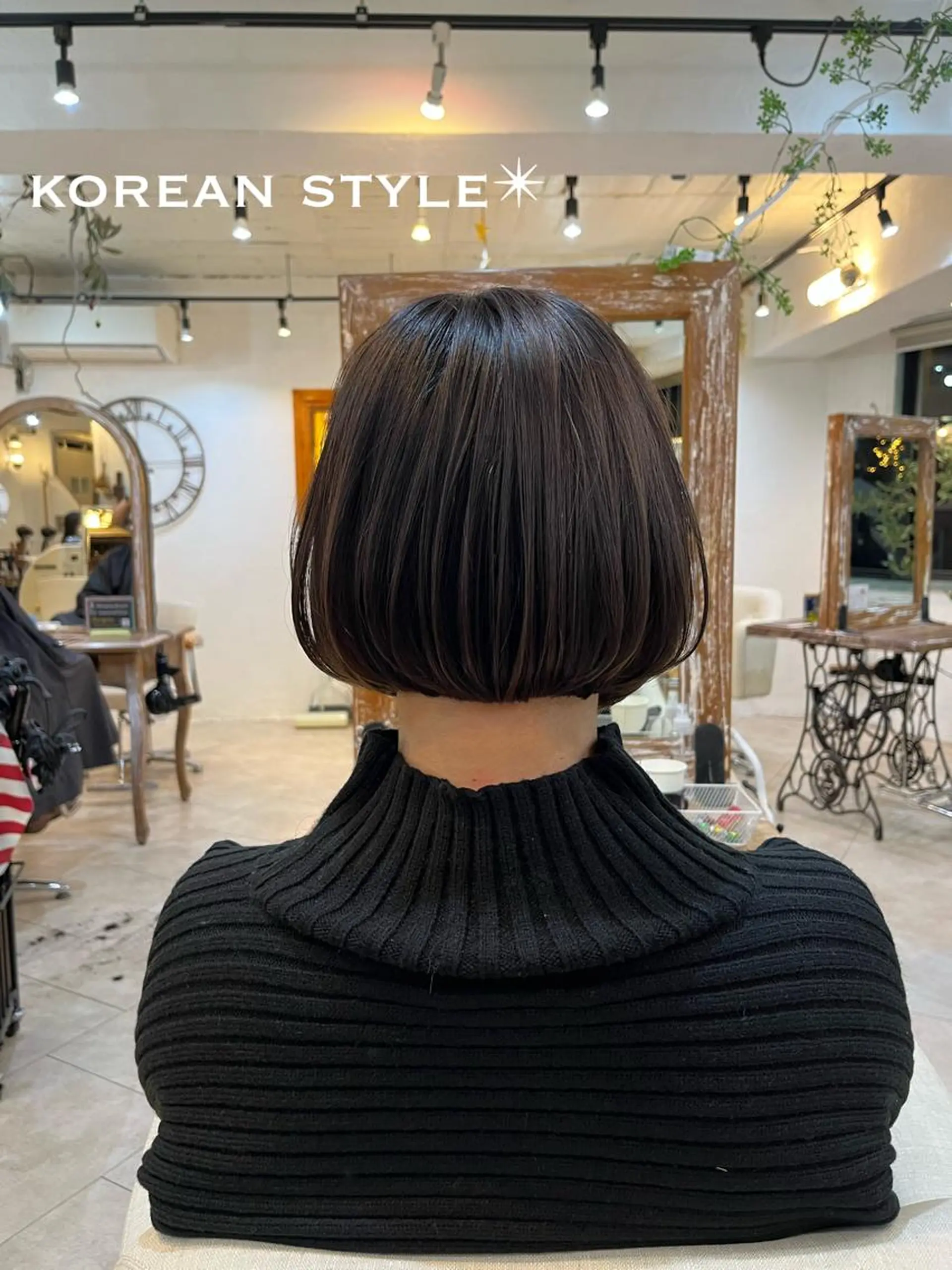 ショート 韓国風ヘア カット ヘアカラー トリートメント 本場の韓国ヘア 🇰🇷チ・ヨンジュのヘアスタイル