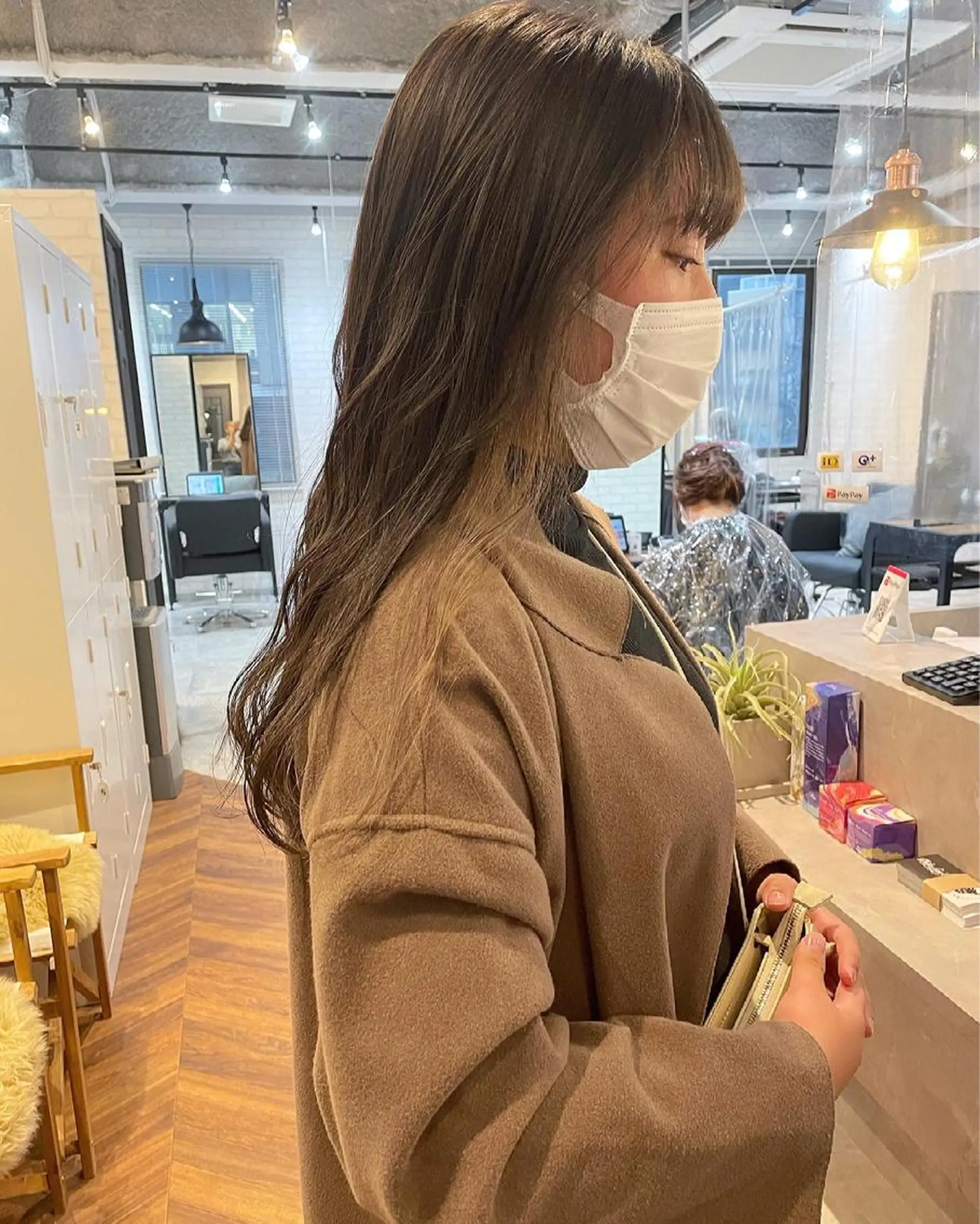 カラー アッシュ アッシュブラウン ベージュカラー ブラウンカラー ヘアカラー レイヤー/ボブ/ 顔周り/yukinaのヘアスタイル