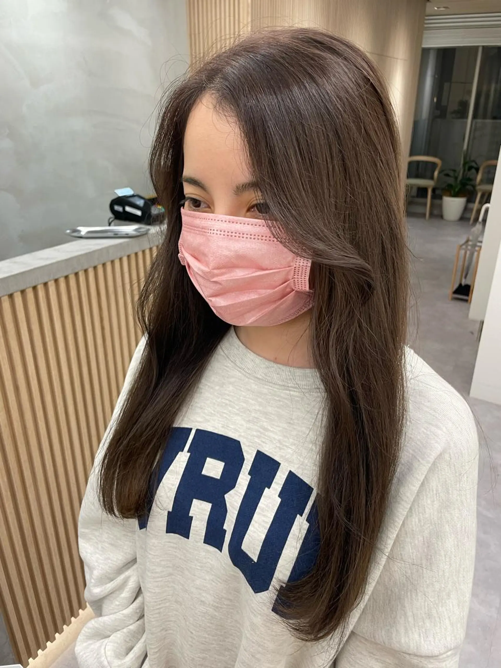 ロング レイヤー縮毛矯正 ささきすずね💗のヘアスタイル