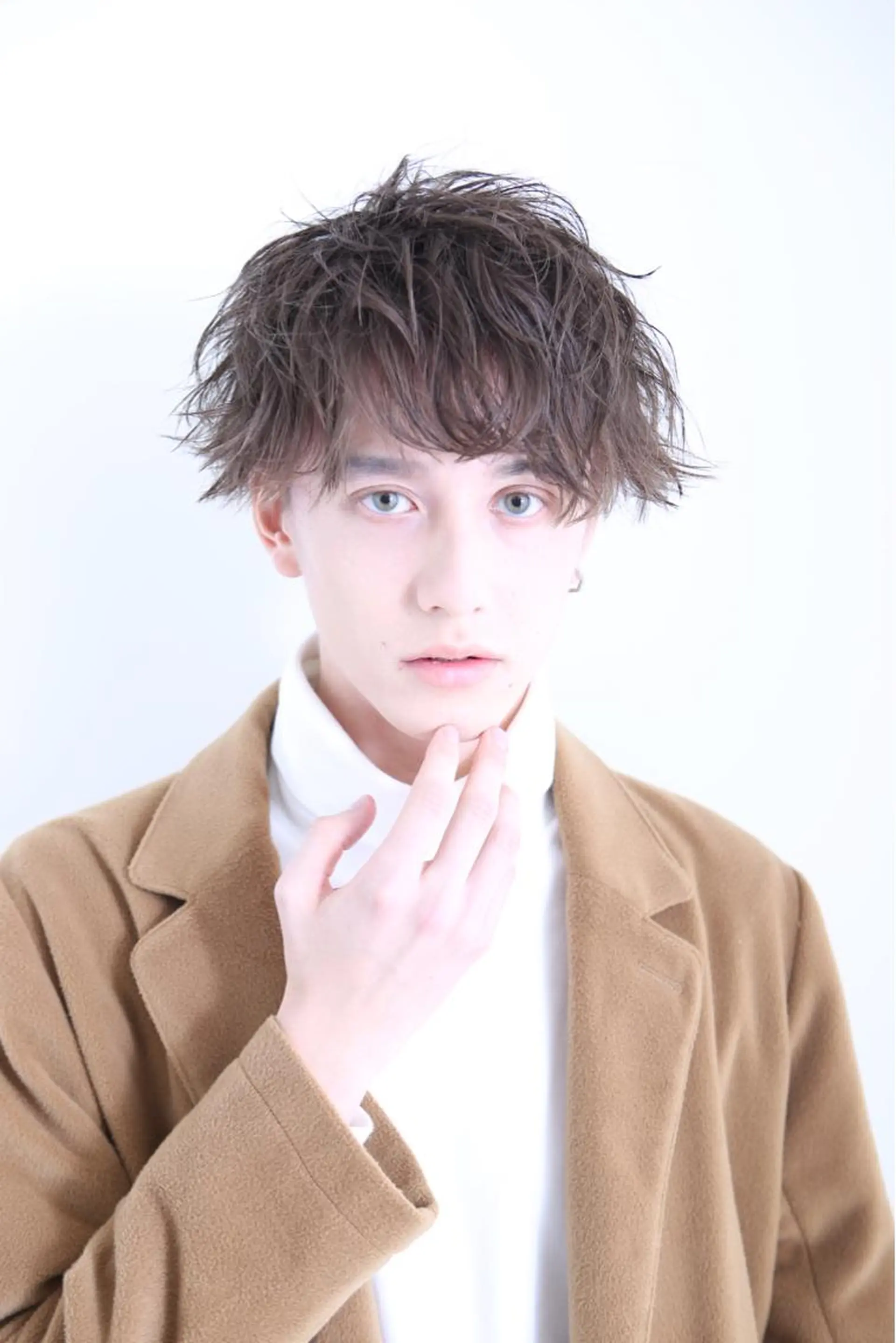 パーマ メンズ 町野 朝哉のヘアスタイル