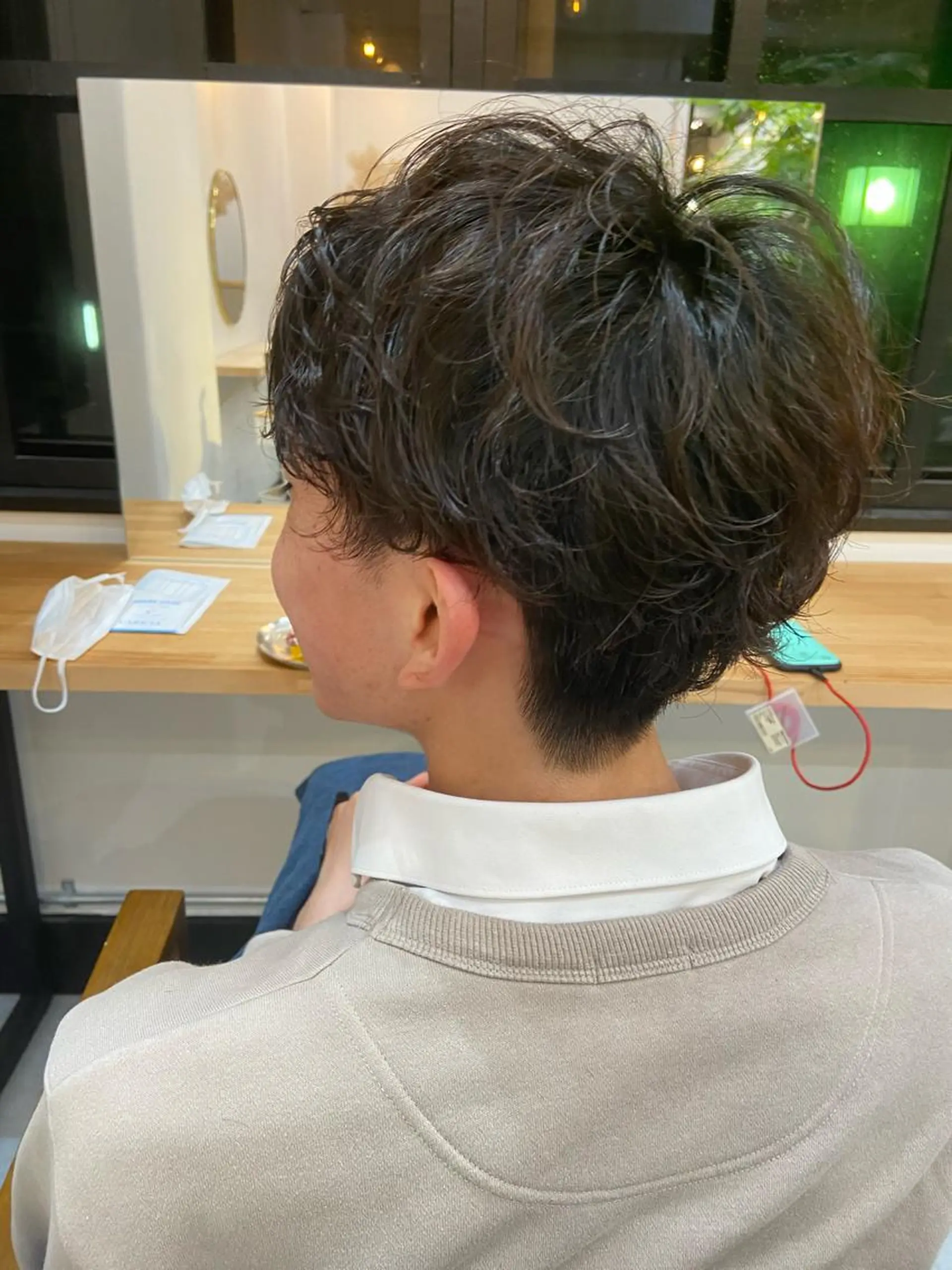 パーマ メンズ メンズパーマ カット パーマ トリートメント 田中 あやなのヘアスタイル
