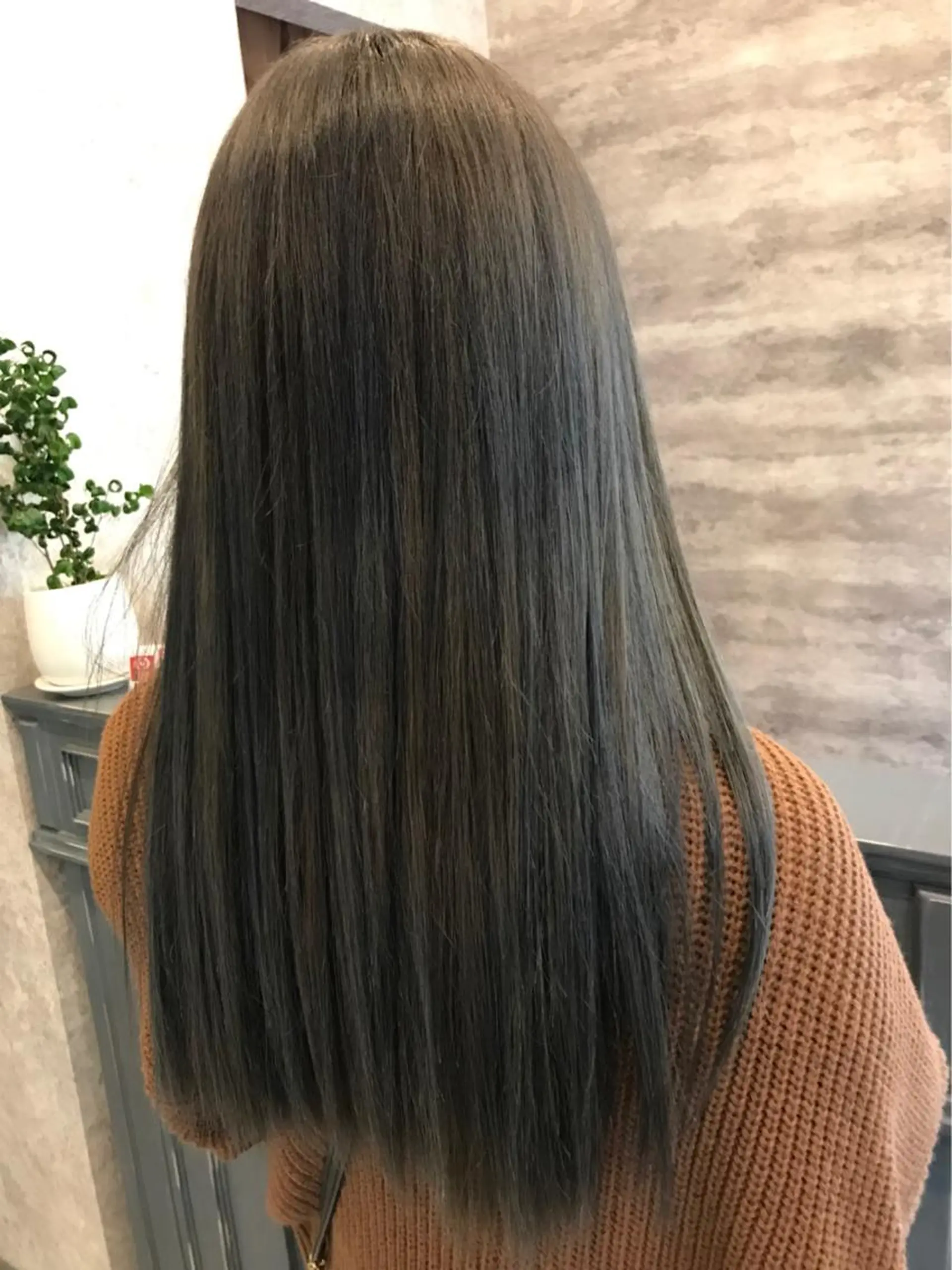 ロング カラー ブルーカラー ブルージュ 💈Blanco💈 カラー&ケア🌈のヘアスタイル