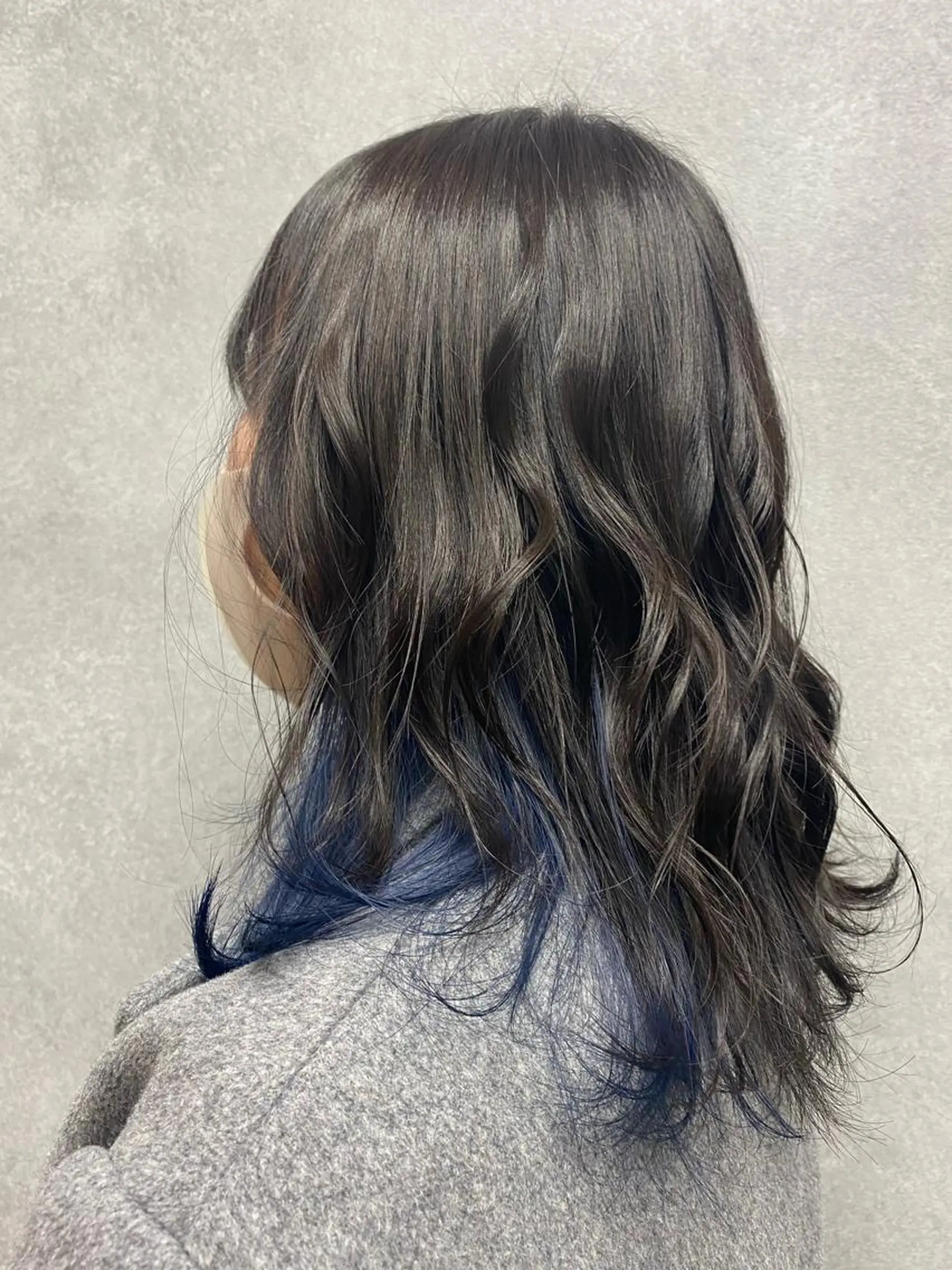 セミロング ヘアカラー Un Fleur所属・立野 希沙のヘアスタイル