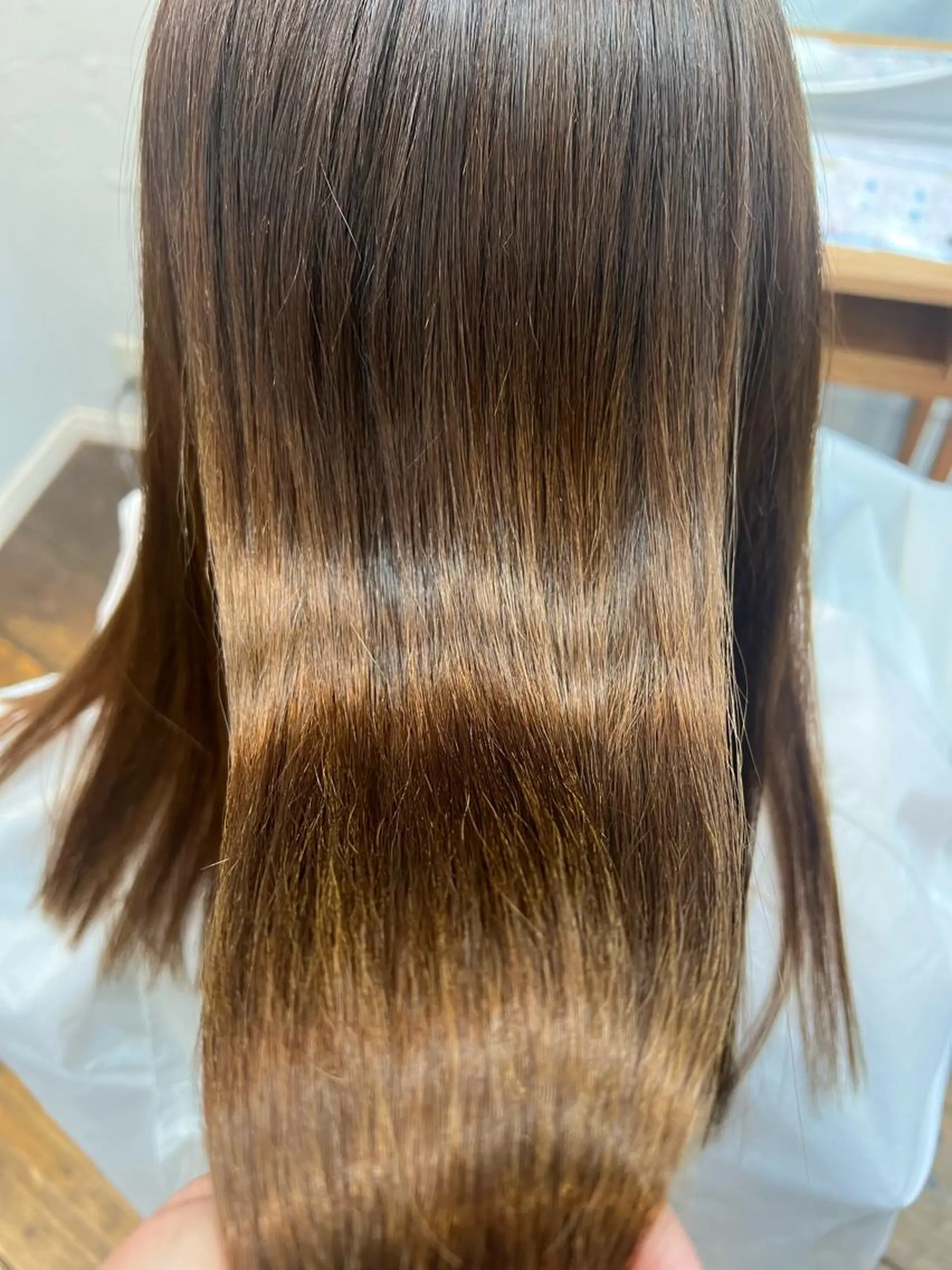 ロング 髪質改善/縮毛矯正/ 超高濃度水素ケアのヘアスタイル